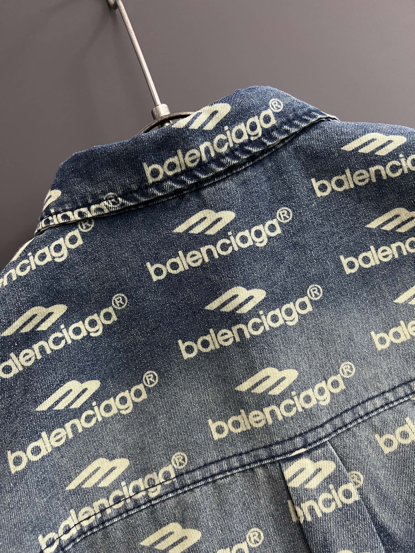 Vintage Cowboy Shirts with Customizable Old Letter-Printed Logo for Men and Women - 图片 8