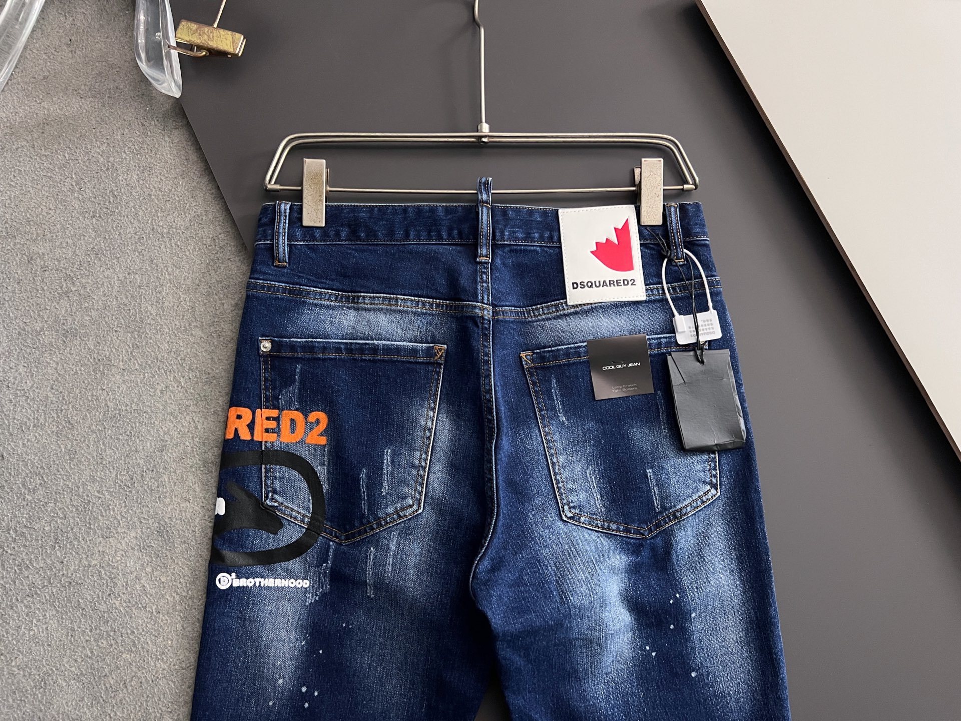 High-Quality Dollar Single Jeans with Unique Design and Comfortable Elasticity - 图片 7