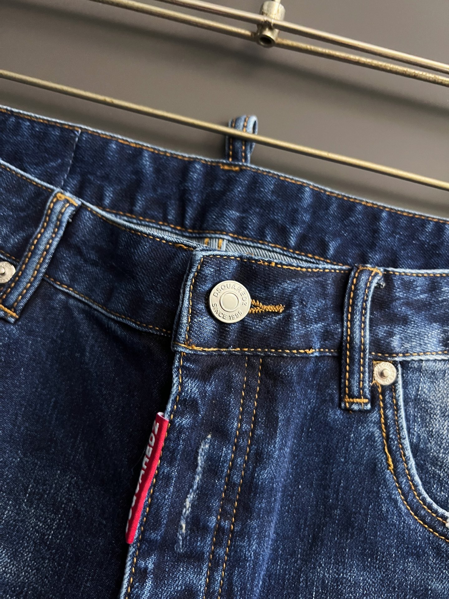 High-Quality Dollar Single Jeans with Unique Design and Comfortable Elasticity - 图片 5