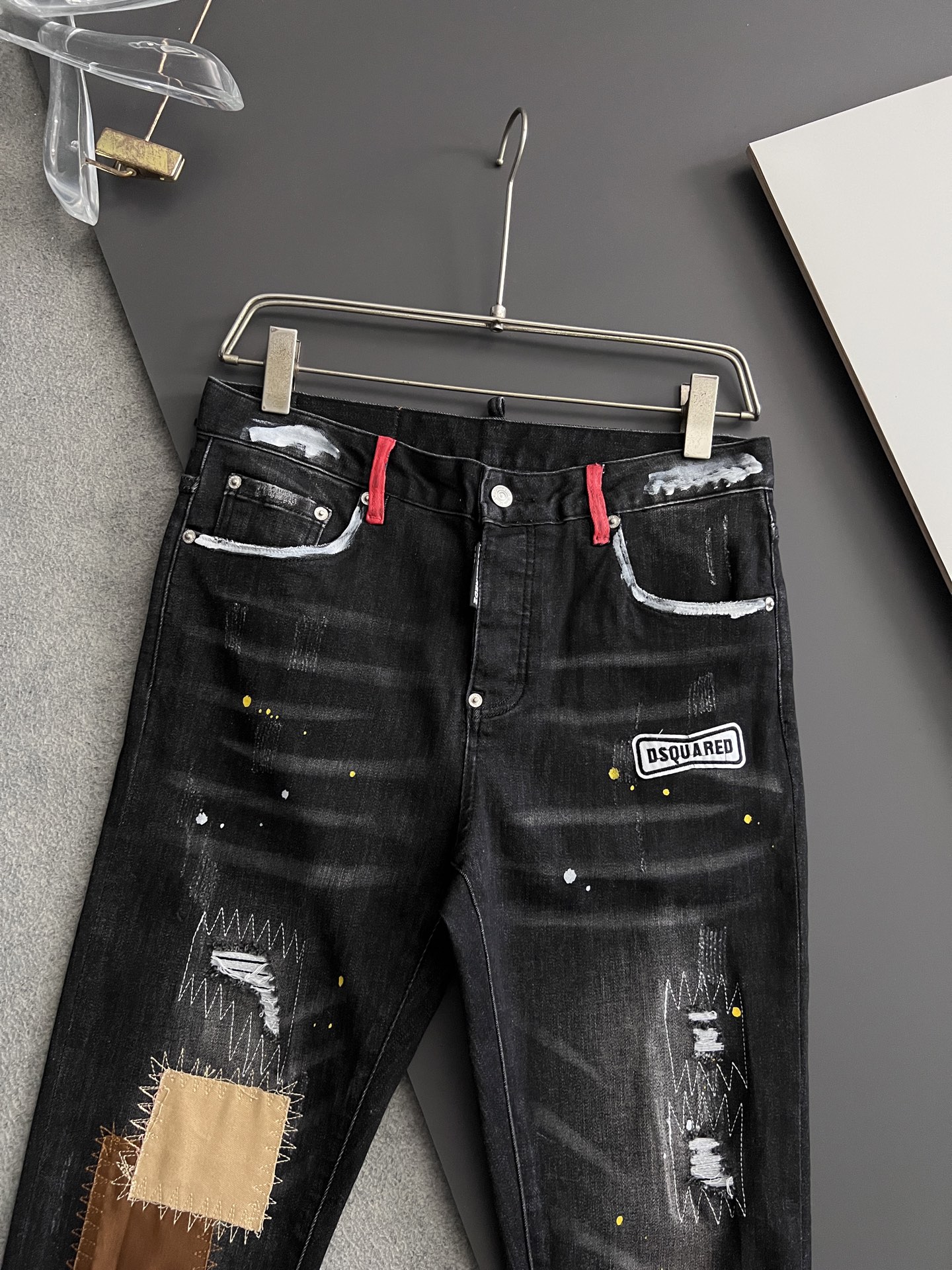 High-Quality Dollar Single D2* Jeans with Original Water Washing Fabrics - 图片 3