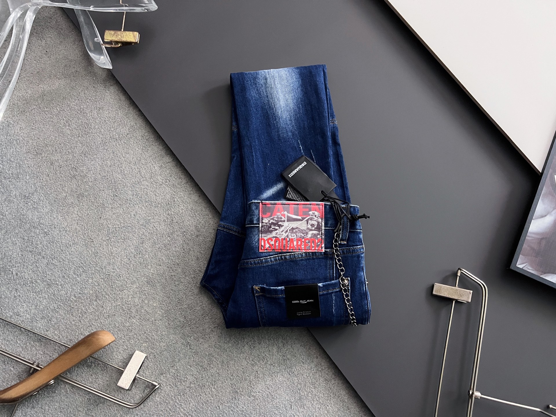 High-Quality Dollar Single D2* Jeans: Original Water Washing Fabrics, Unique Design, Comfort, Stylish, High-Grade - 图片 9
