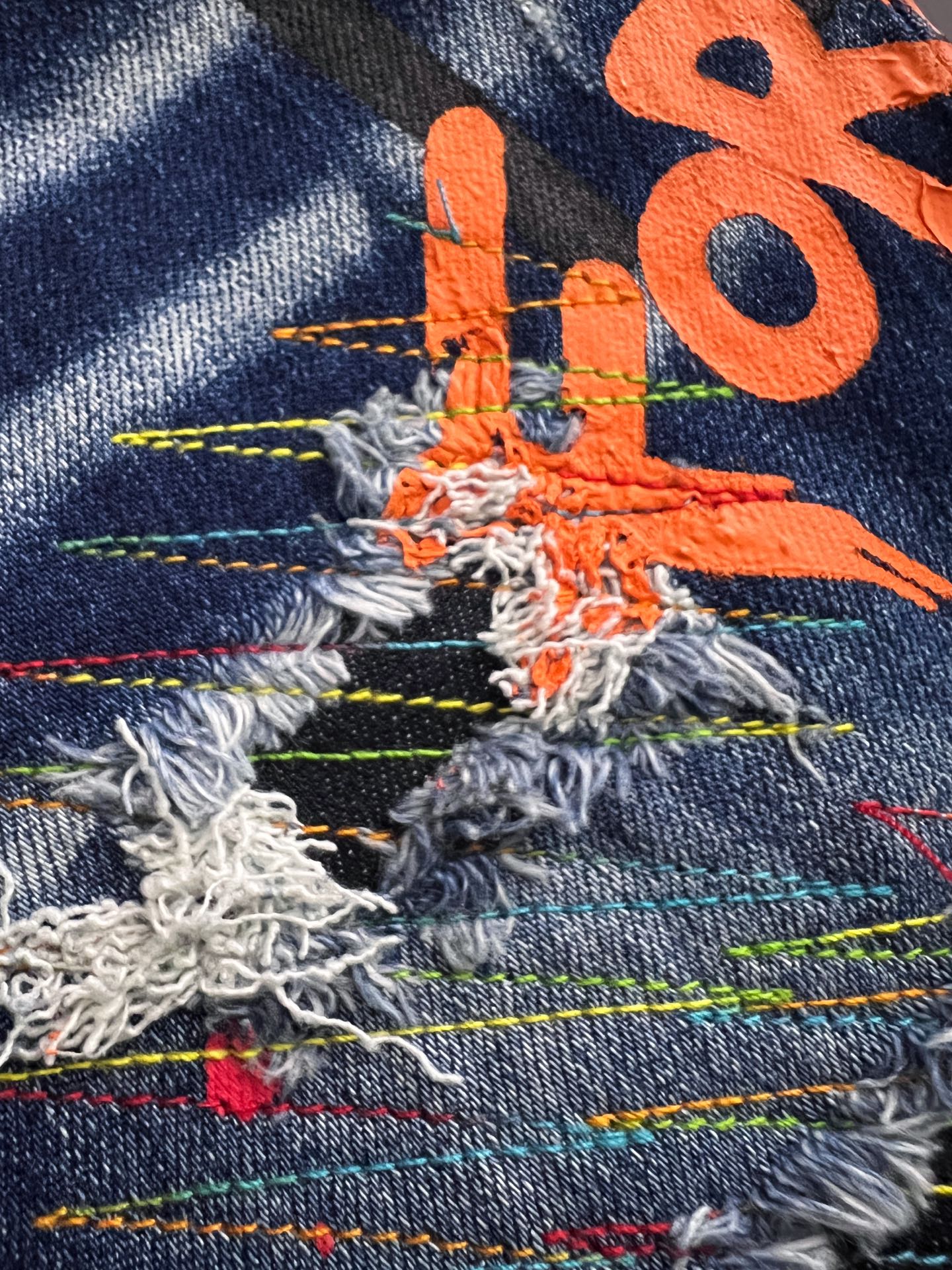 High-Quality Dollar Single D2* Jeans: Original Water Washing Fabrics, Unique Design, Comfort, Stylish, High-Grade - 图片 4