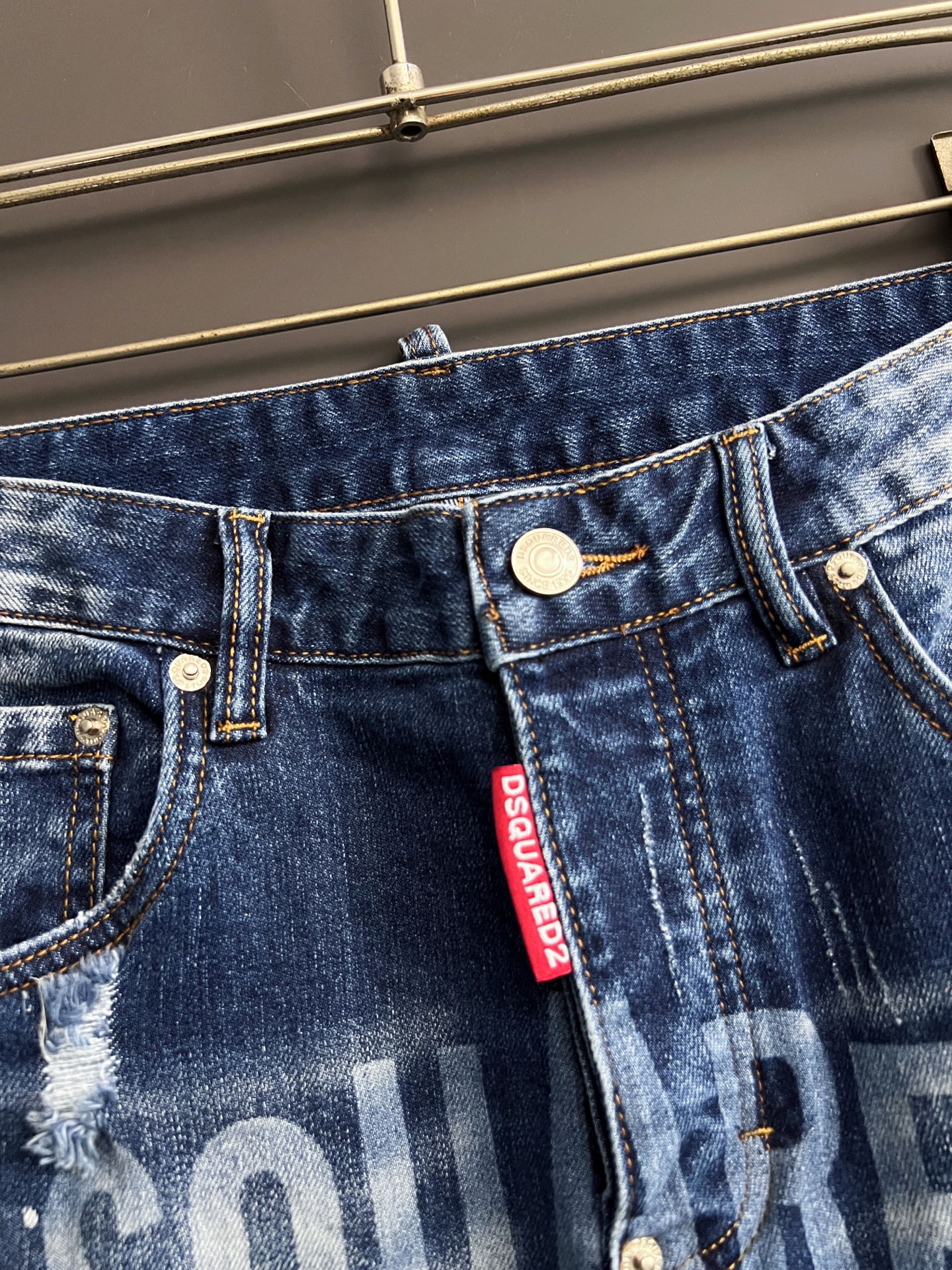 High-Quality Dollar Single Jeans with Unique Design and Comfortable Elasticity - 图片 4