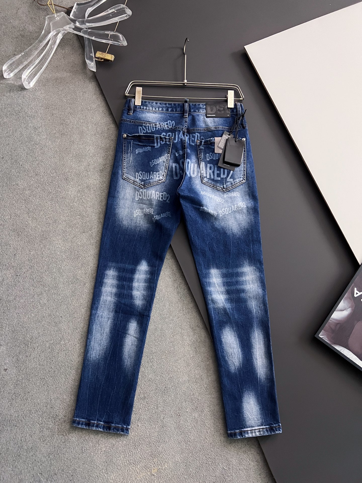 High-Quality Dollar Single Jeans with Unique Design and Comfortable Elasticity - 图片 6
