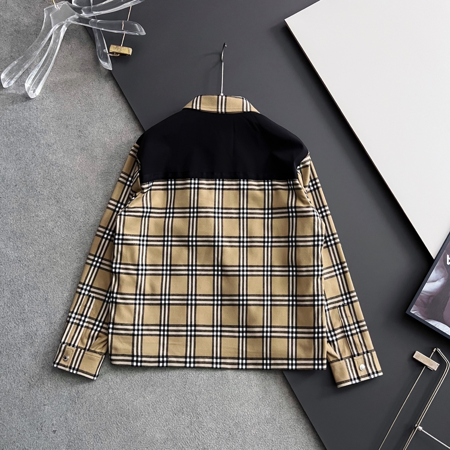 (P1056) Bur* 2025 Original 1:1 for the new, old cotton jacket in the autumn and winter - 图片 9