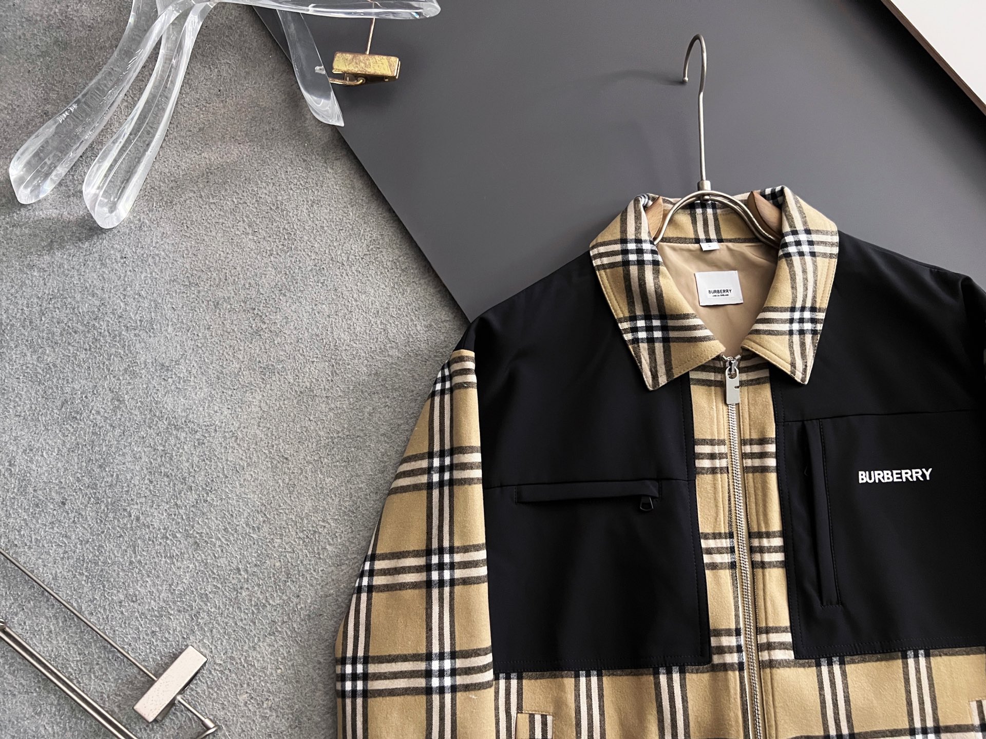 (P1056) Bur* 2025 Original 1:1 for the new, old cotton jacket in the autumn and winter - 图片 2