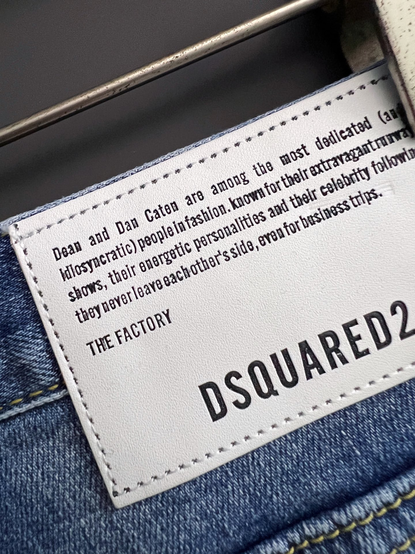 High-Quality Dollar Single D2* Jeans with Original Water Washing Fabrics and Unique Design - 图片 8