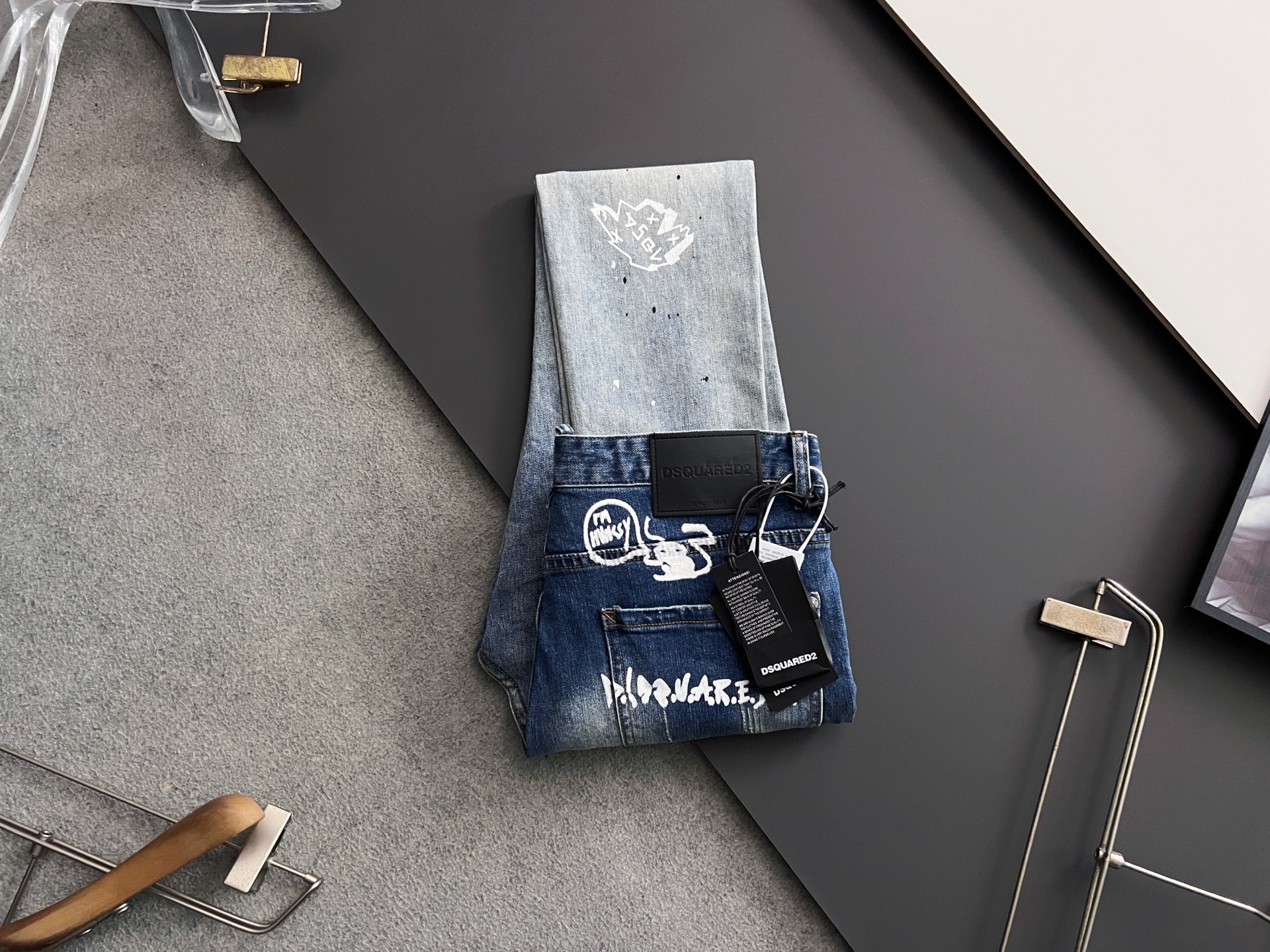 High-Quality Dollar Single D2* Jeans: Original Water Washing, Comfort, Elasticity, Unique Design - 图片 9