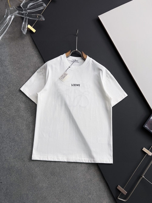 Loewe Men's Classic Fit Short Sleeve T-Shirt,100% Cotton Tee 1 Loewe Men's Classic Fit Short Sleeve T-Shirt,100% Cotton Tee