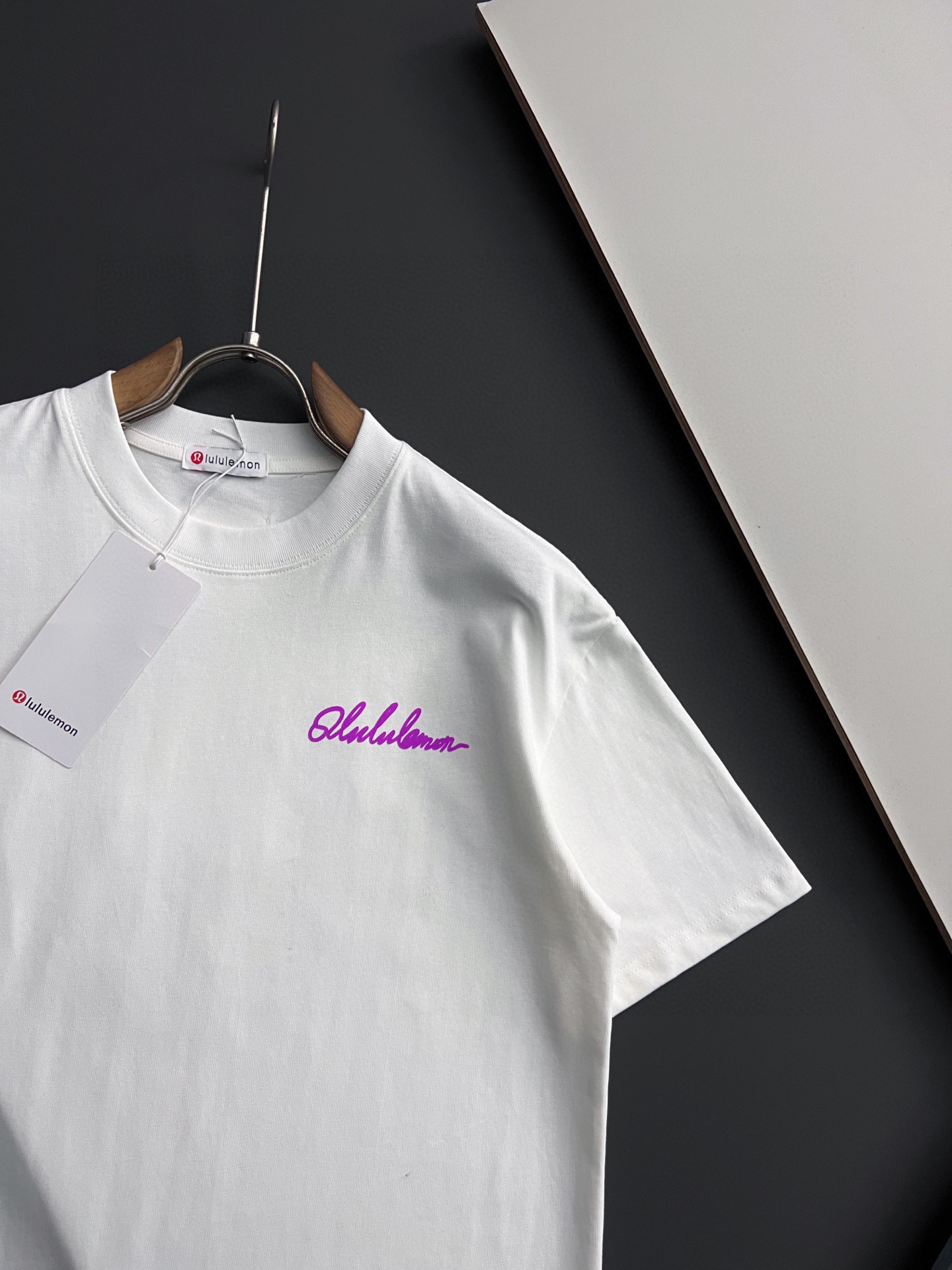 ）Lulu*、2025Ss🌟爆款280g纯棉双纱爆款现货四季系列短袖，简约基础衣橱神器， 休闲百搭必备款