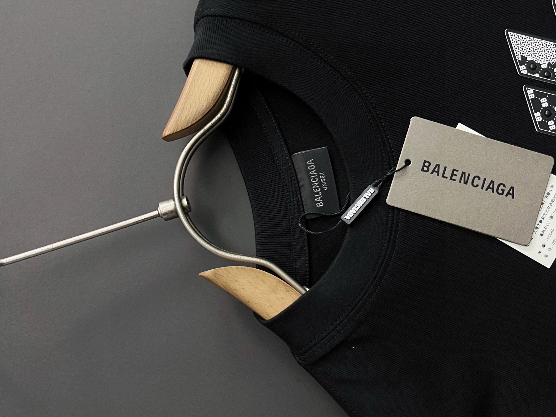 ）Bal*、2025Ss爆款280g纯棉双纱爆款现货四季系列短袖，简约基础衣橱神器， 休闲百搭必备款）做