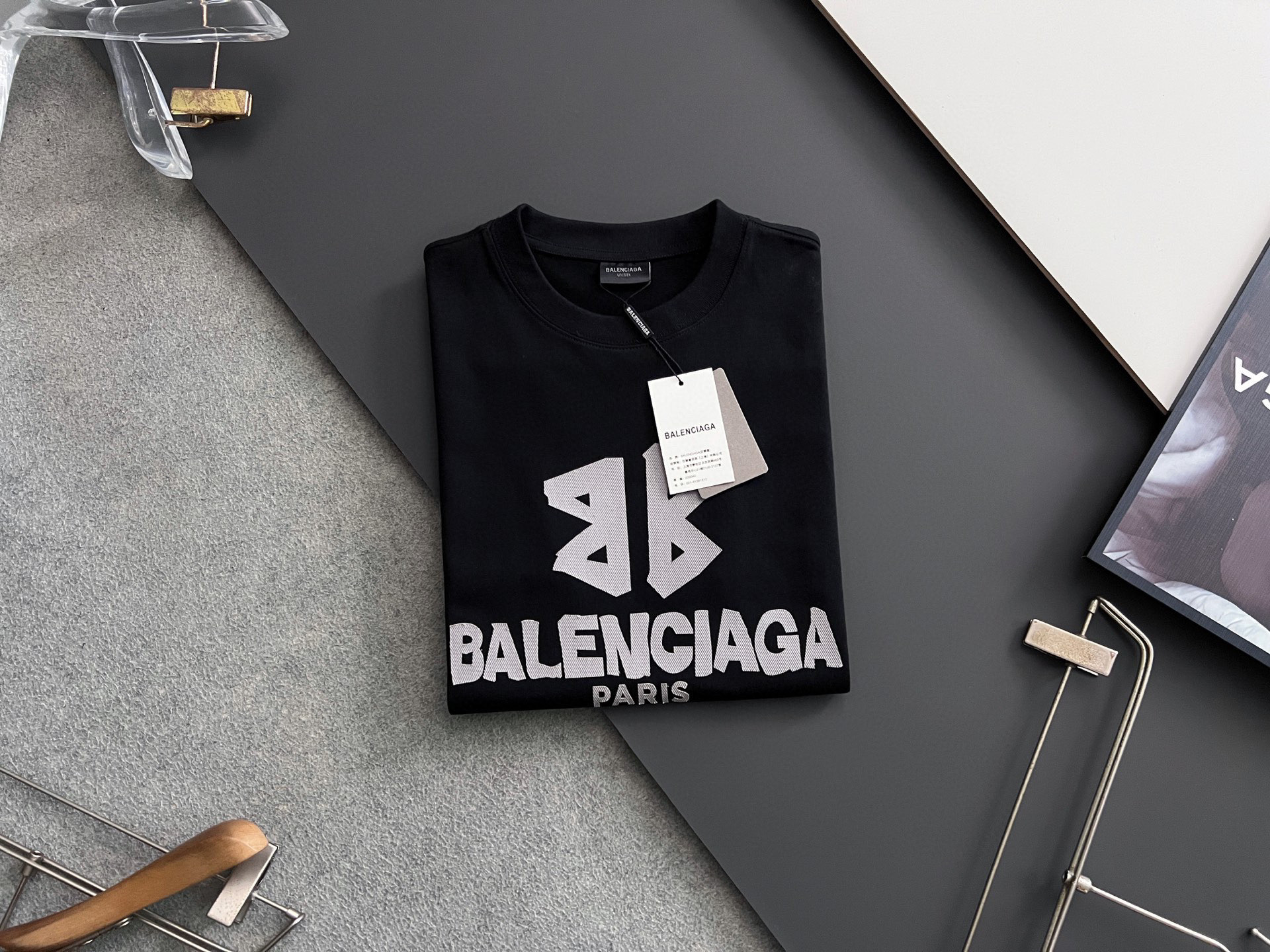 ）25款Bal*🌟最新独家爆款*.】重克280克纯棉双纱）爆款现货四季系列短袖，简约基础衣橱神器， 休闲