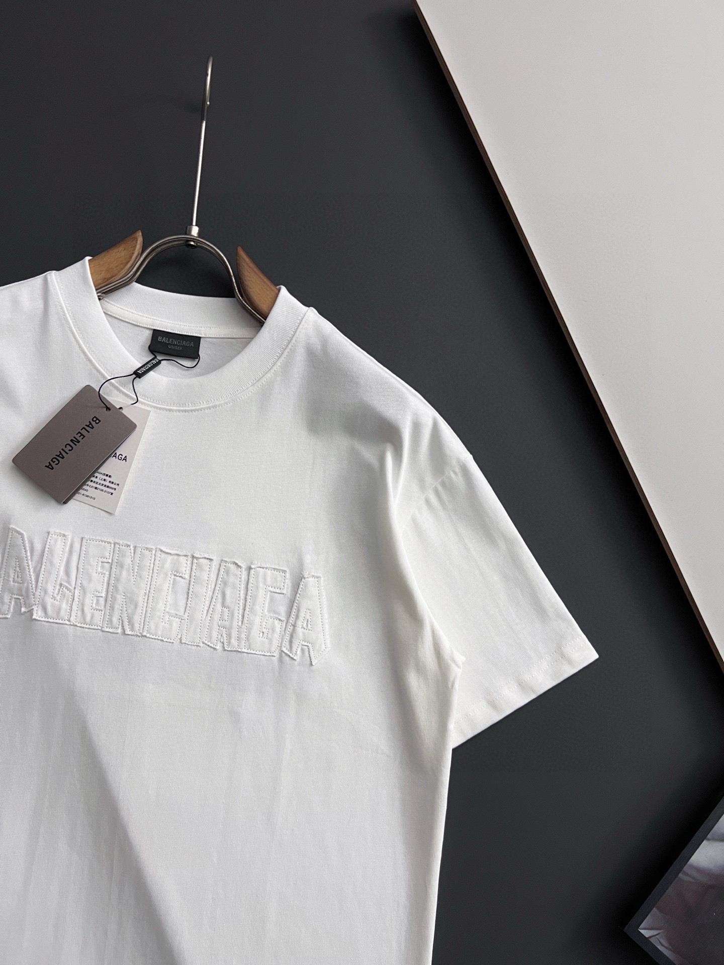 ）Bal*、爆款王炸2025Ss🌟爆款310g纯棉双纱爆款现货四季系列短袖，简约基础衣橱神器， 休闲百搭