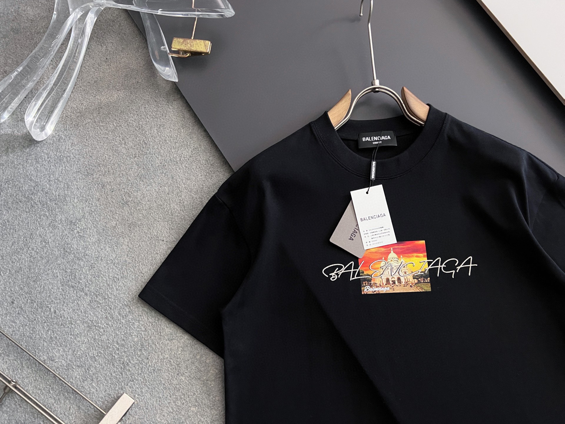 ）Bal*、🌟2025Ss爆款280g纯棉双纱爆款现货四季系列短袖，简约基础衣橱神器， 休闲百搭必备款）