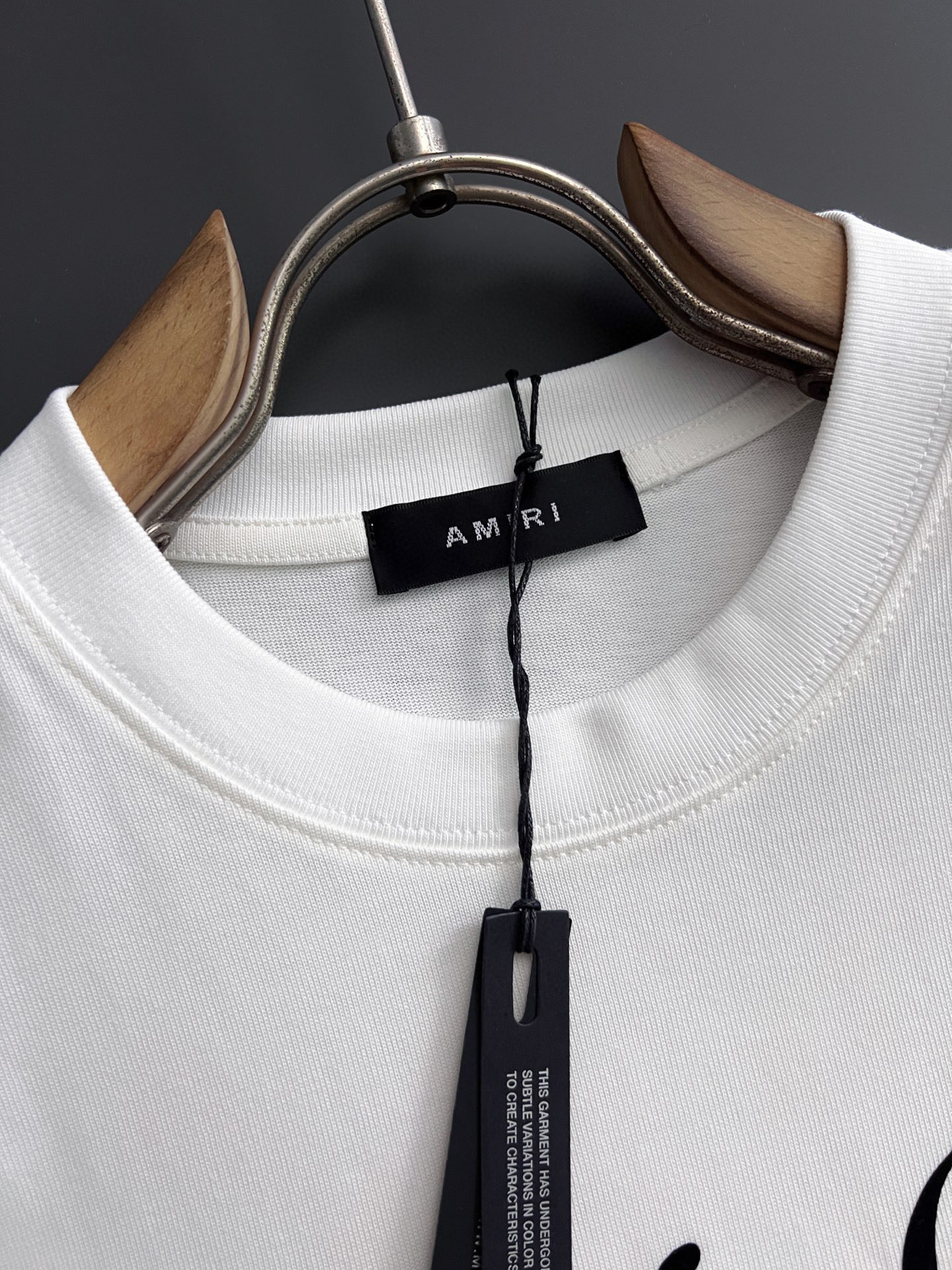 ）Amiri*、🌟2025Ss爆款280g纯棉双纱爆款现货四季系列短袖，简约基础衣橱神器， 休闲百搭必备