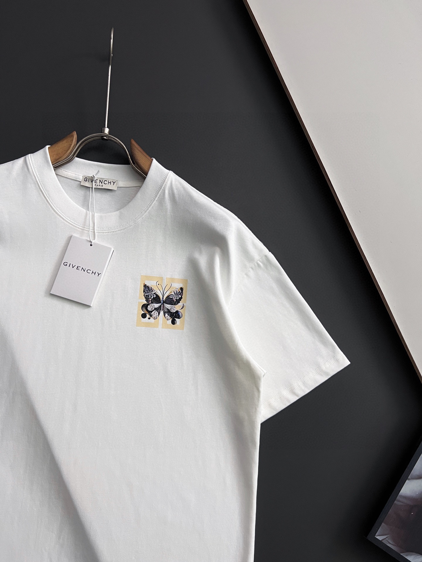 ）Giv*、🌟2025Ss爆款280g纯棉双纱爆款现货四季系列短袖，简约基础衣橱神器， 休闲百搭必备款）