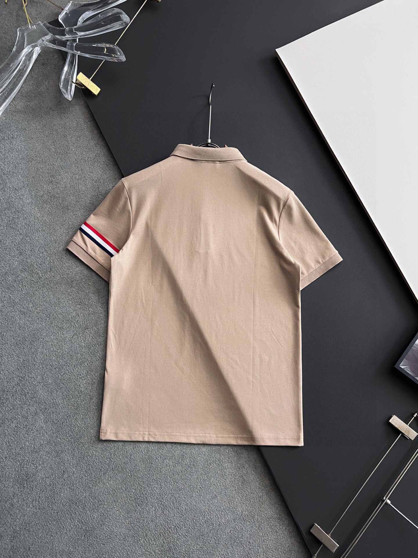 ）TB* 25Ss最新独家研发珠地丝光Polo功能性T恤、 抑菌 高弹功能性Polo男士短袖Polo衫，