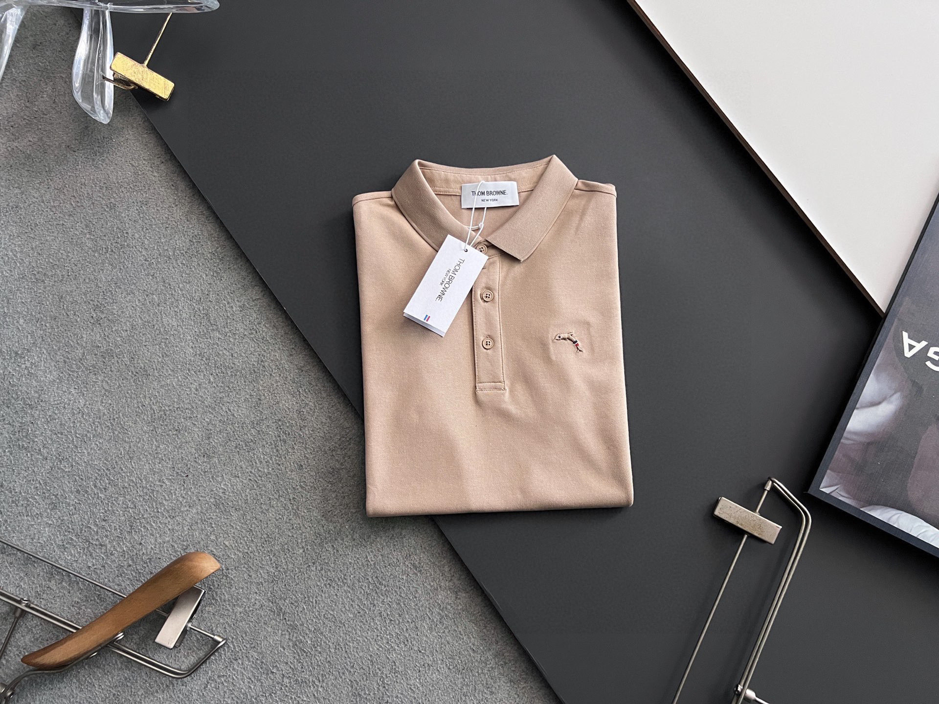 ）TB* 25Ss最新独家研发珠地丝光Polo功能性T恤、 抑菌 高弹功能性Polo男士短袖Polo衫，