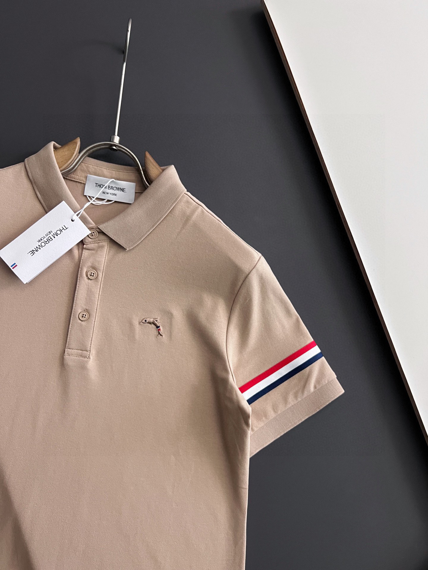 ）TB* 25Ss最新独家研发珠地丝光Polo功能性T恤、 抑菌 高弹功能性Polo男士短袖Polo衫，