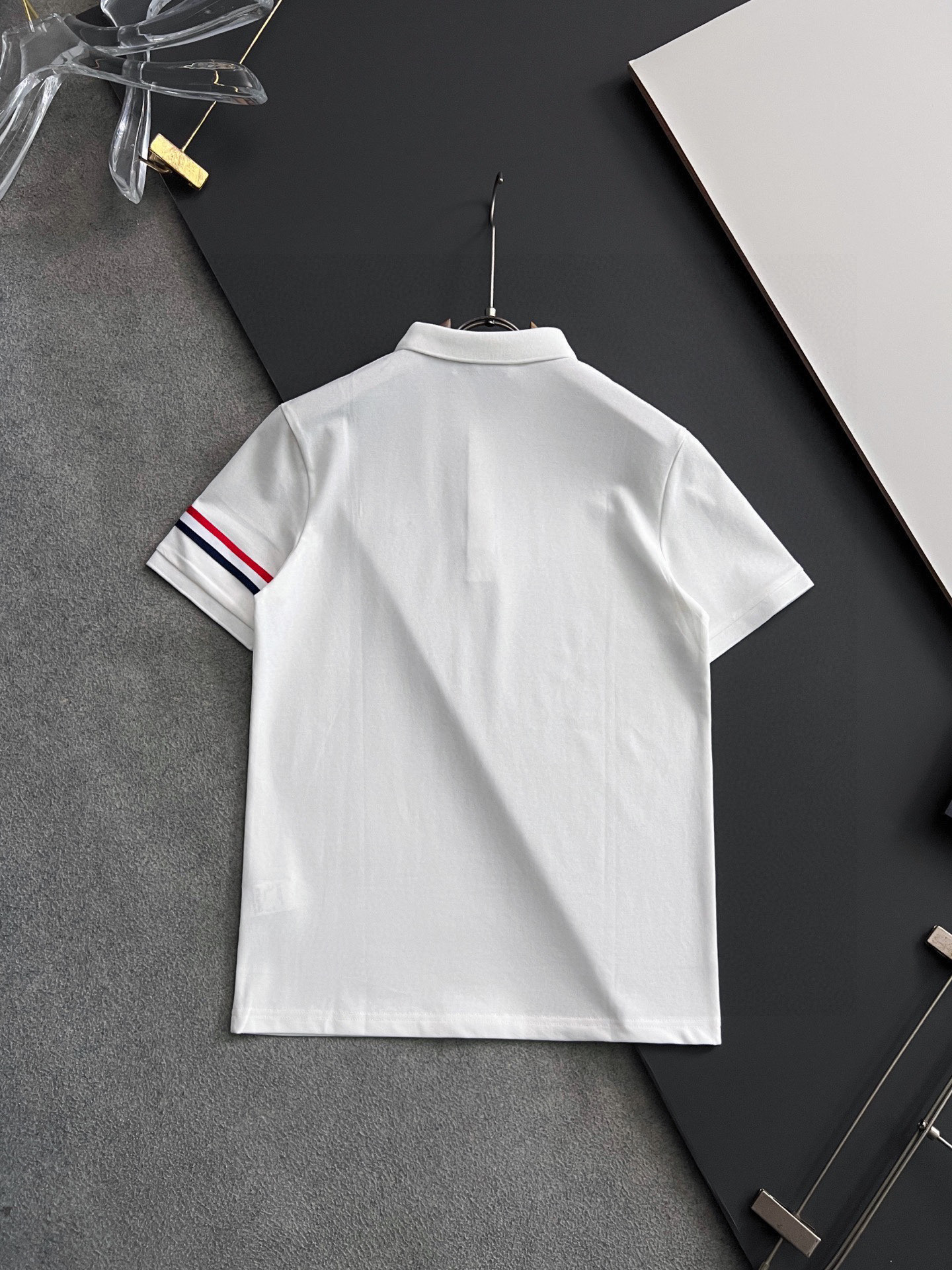 ）TB* 25Ss最新独家研发珠地丝光Polo功能性T恤、 抑菌 高弹功能性Polo男士短袖Polo衫，