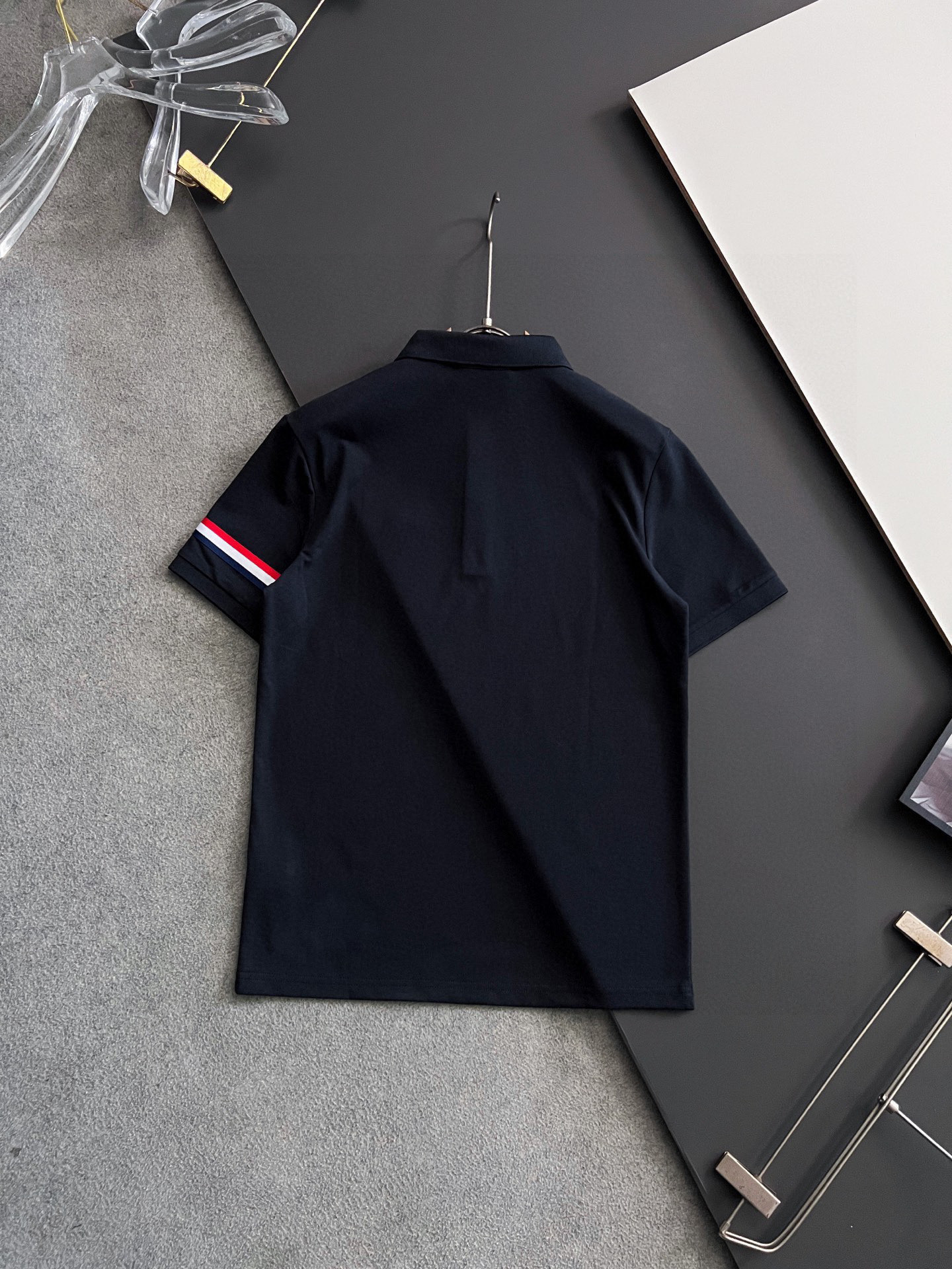 ）TB* 25Ss最新独家研发珠地丝光Polo功能性T恤、 抑菌 高弹功能性Polo男士短袖Polo衫，