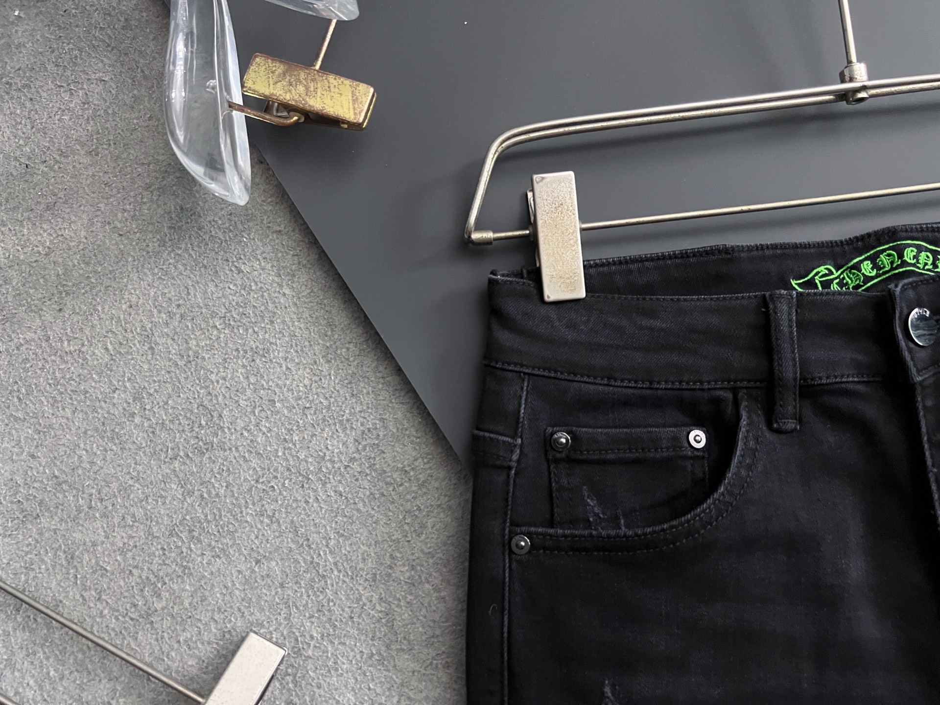 ）CH克罗心* 25/s新季爆款品质感处理完美经典休闲弹力牛仔裤 低调奢华感、订制皮牌+五金配件 专柜年