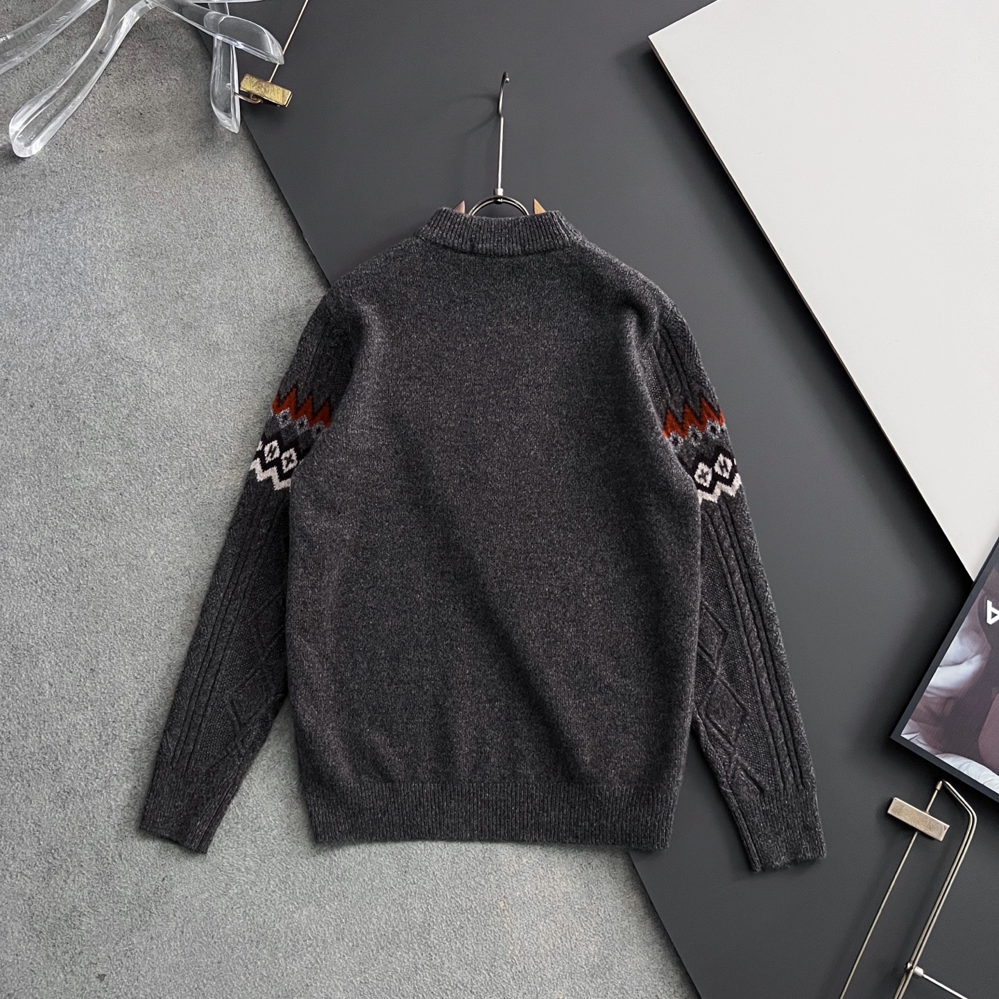 ）lP🆕*🌟顶级版圣诞风🎄冬季羊绒衫（绵羊毛100%），此款毛衣甄选客供进口100％针织羊毛材质！面料手