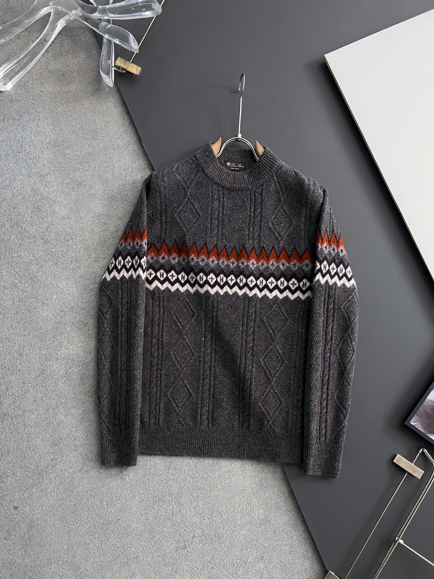 ）lP🆕*🌟顶级版圣诞风🎄冬季羊绒衫（绵羊毛100%），此款毛衣甄选客供进口100％针织羊毛材质！面料手