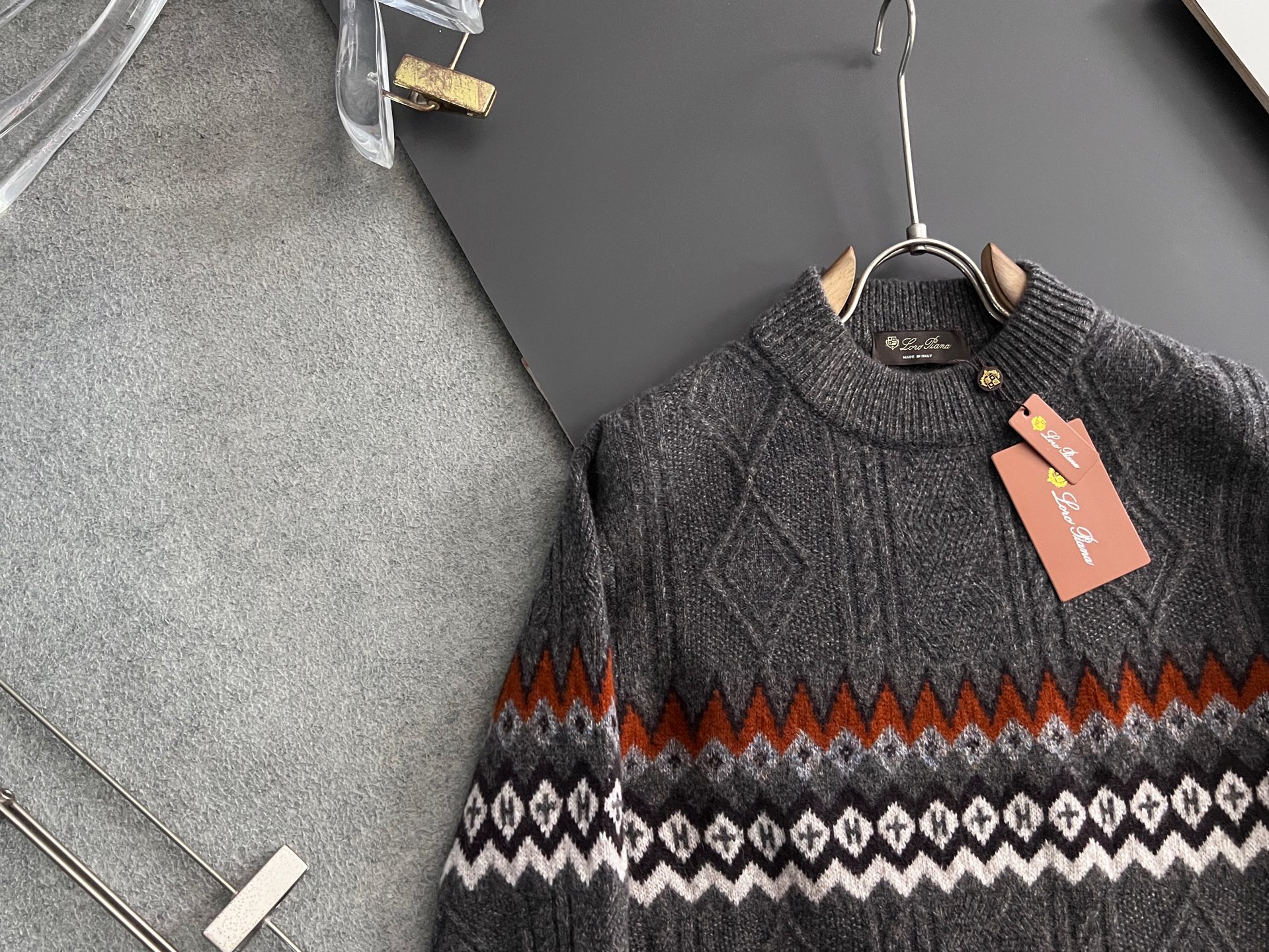 ）lP🆕*🌟顶级版圣诞风🎄冬季羊绒衫（绵羊毛100%），此款毛衣甄选客供进口100％针织羊毛材质！面料手