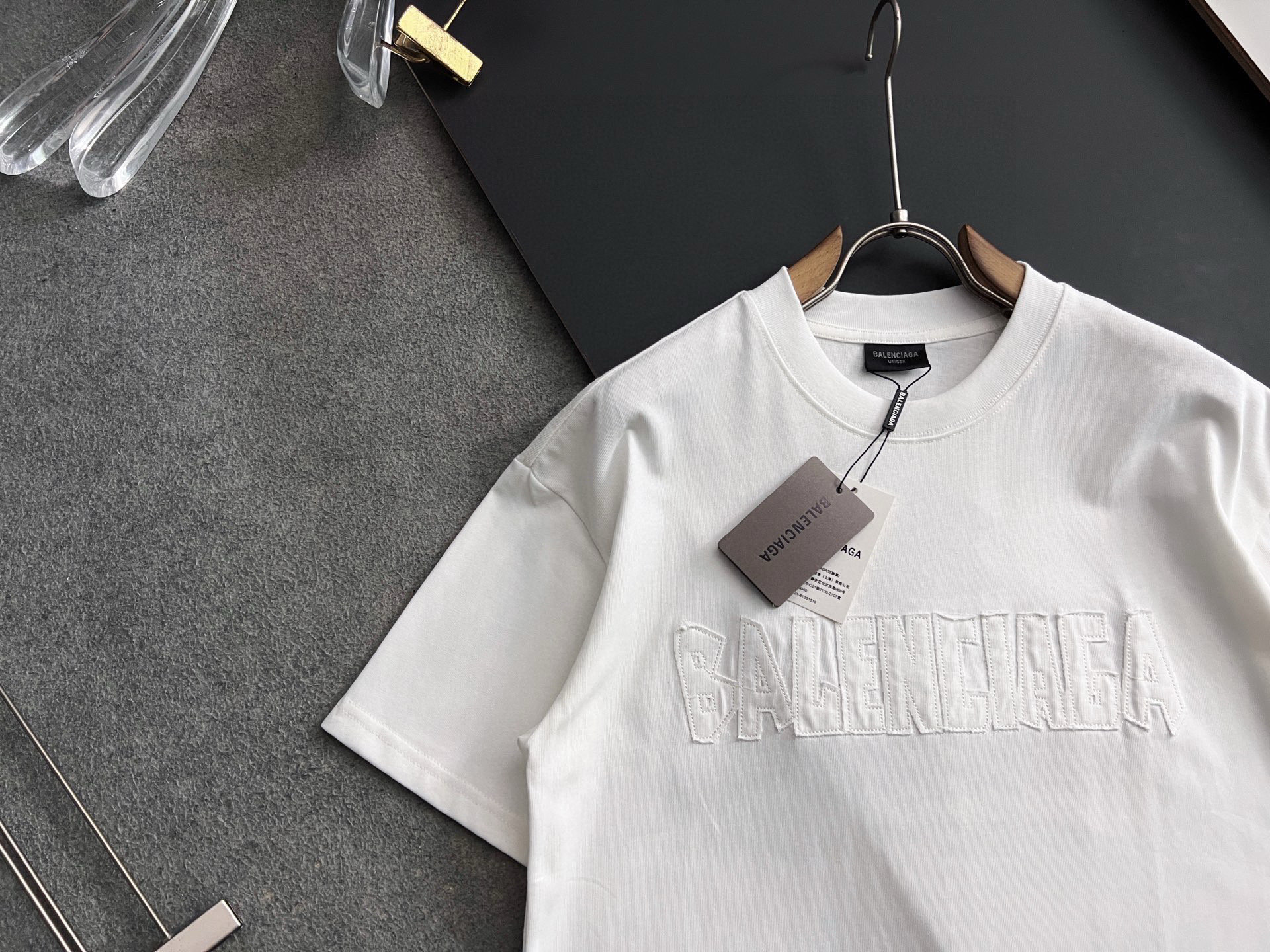 ）25福利款Bal*🌟最新独家爆款*.】重克280克纯棉双纱）爆款现货四季系列短袖，简约基础衣橱神器， 