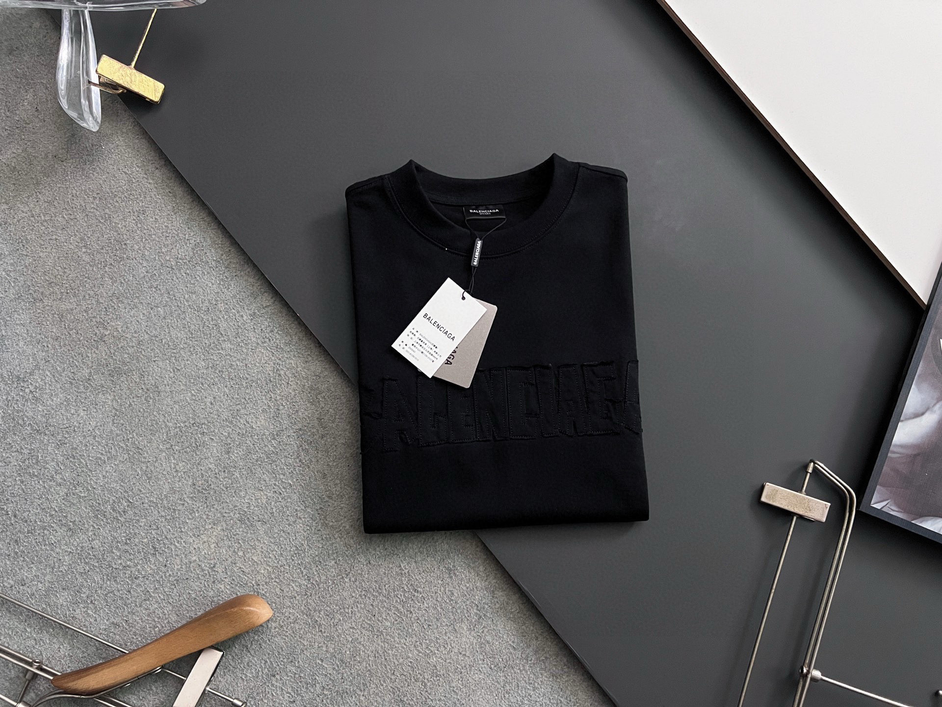 ）25福利款Bal*🌟最新独家爆款*.】重克280克纯棉双纱）爆款现货四季系列短袖，简约基础衣橱神器， 