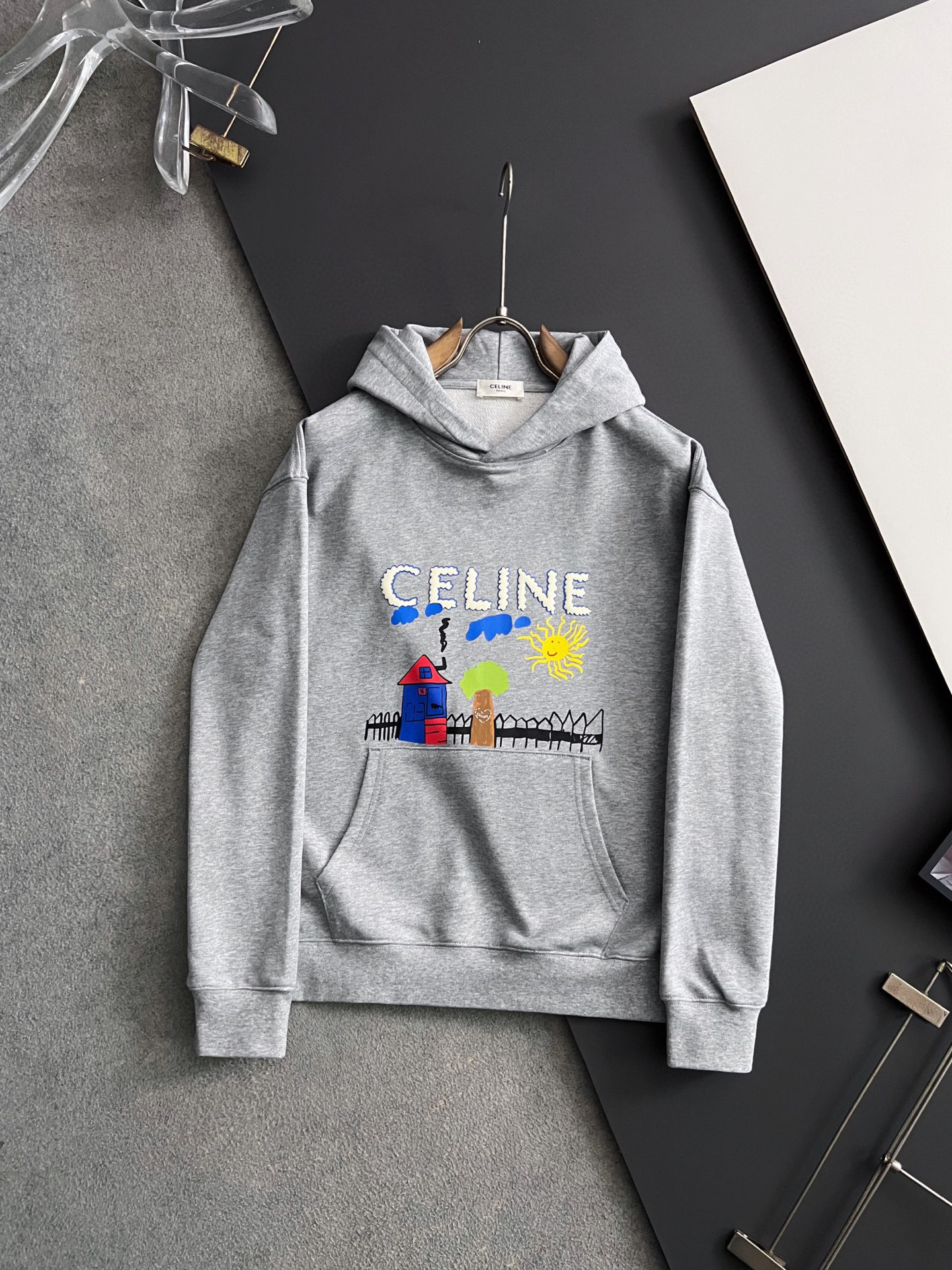 ）Cel*🌟最高版｜独家 高端定制。 15年专业卫衣，无论是面料上还是版型上都是完美越级，精美工艺圆领款