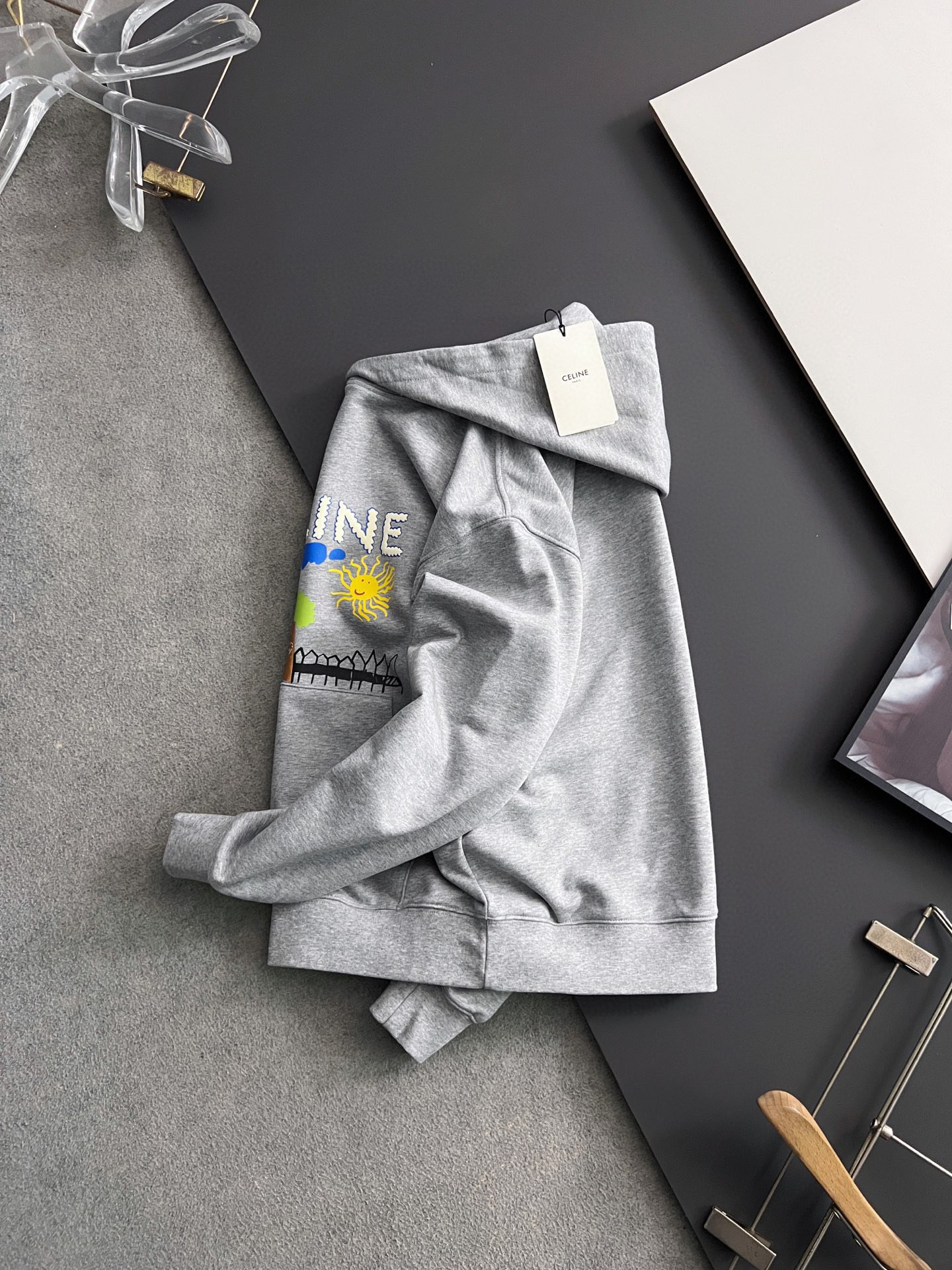 ）Cel*🌟最高版｜独家 高端定制。 15年专业卫衣，无论是面料上还是版型上都是完美越级，精美工艺圆领款