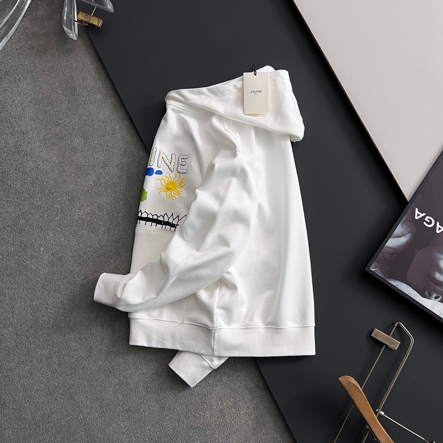 ）Cel*🌟最高版｜独家 高端定制。 15年专业卫衣，无论是面料上还是版型上都是完美越级，精美工艺圆领款