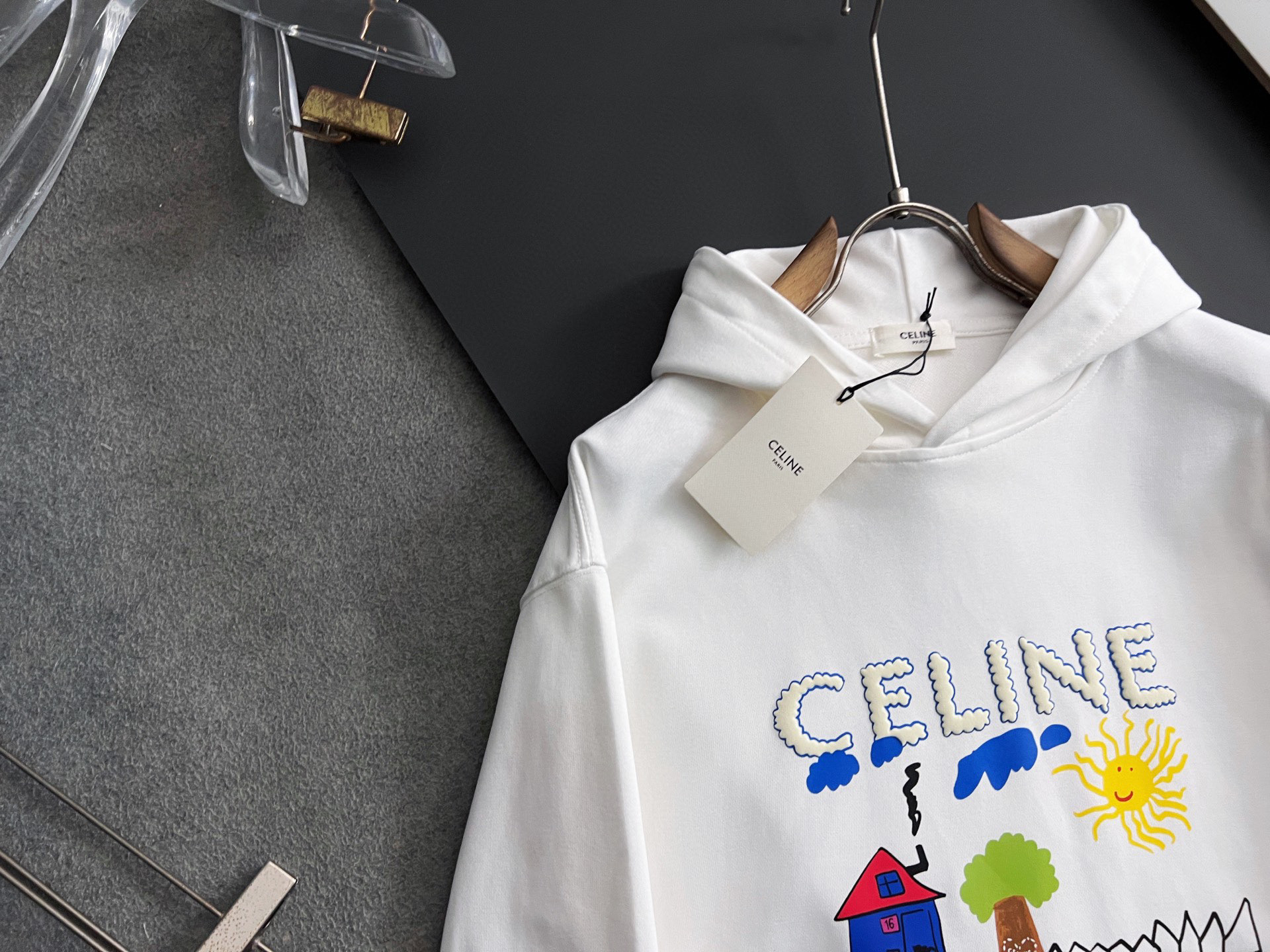 ）Cel*🌟最高版｜独家 高端定制。 15年专业卫衣，无论是面料上还是版型上都是完美越级，精美工艺圆领款