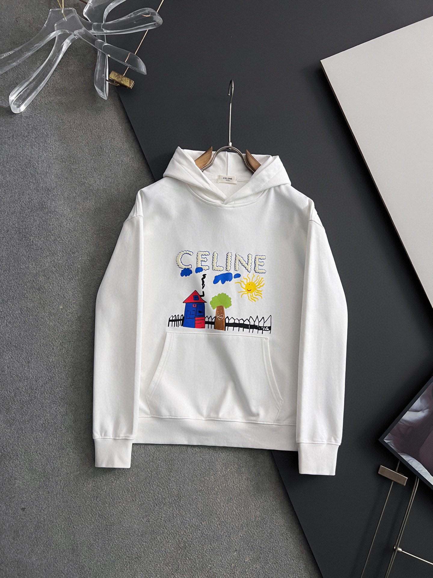 ）Cel*🌟最高版｜独家 高端定制。 15年专业卫衣，无论是面料上还是版型上都是完美越级，精美工艺圆领款