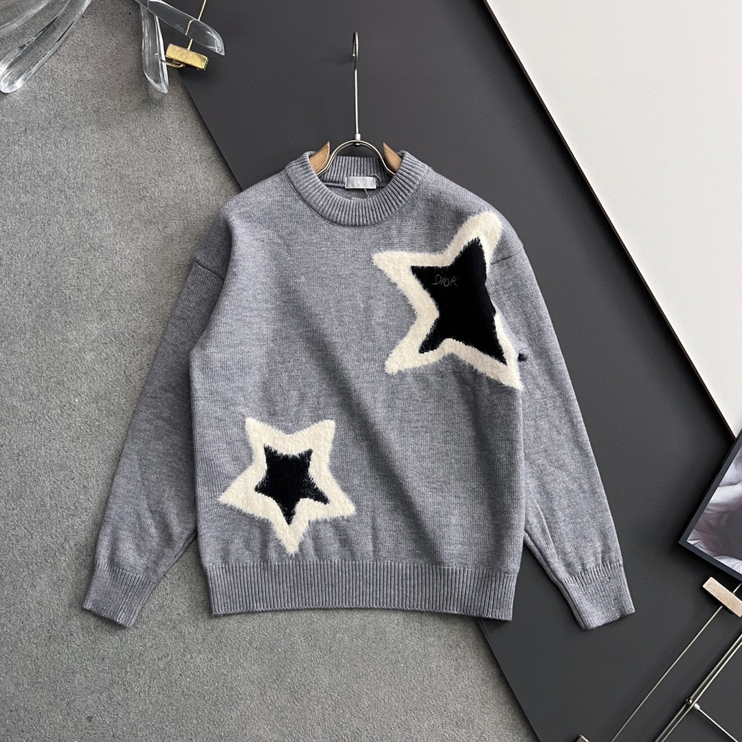 ）CD🌟秋冬最新款拼色毛衣！高品质意大利进口羊毛，高密度针织，百搭毛衣，Logo标志刺绣！更耐穿更加不易