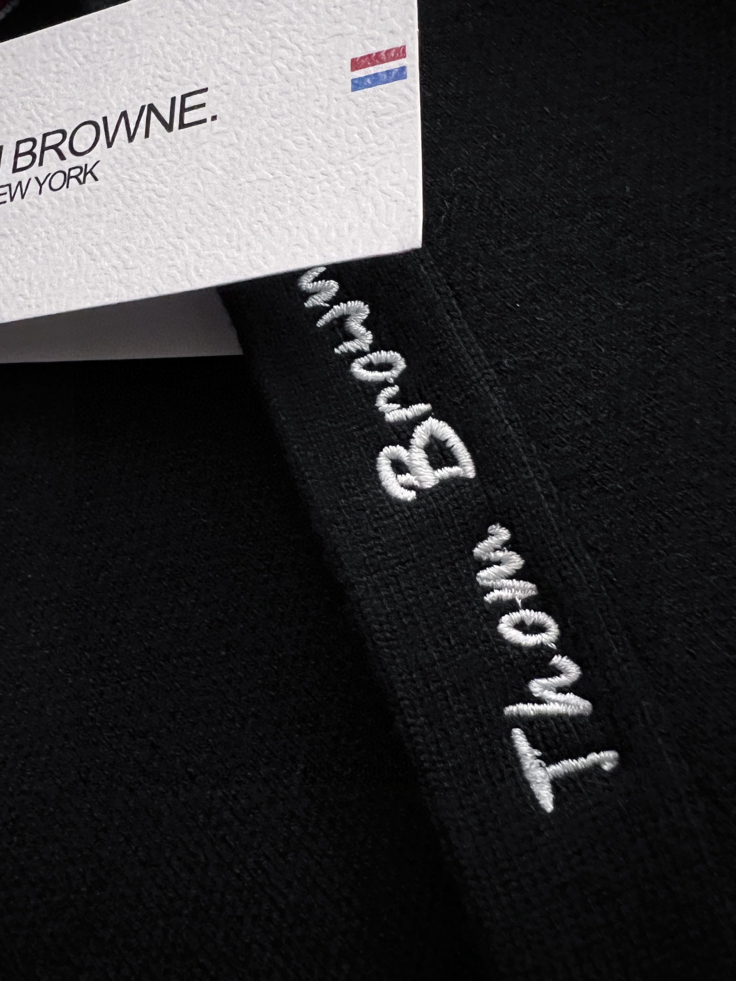 ） 贸易公司渠道货！买手店人气TOP单品！TB/桑姆·布*尼原单男士时装款针织羊绒羊毛混纺开衫毛衣上身效