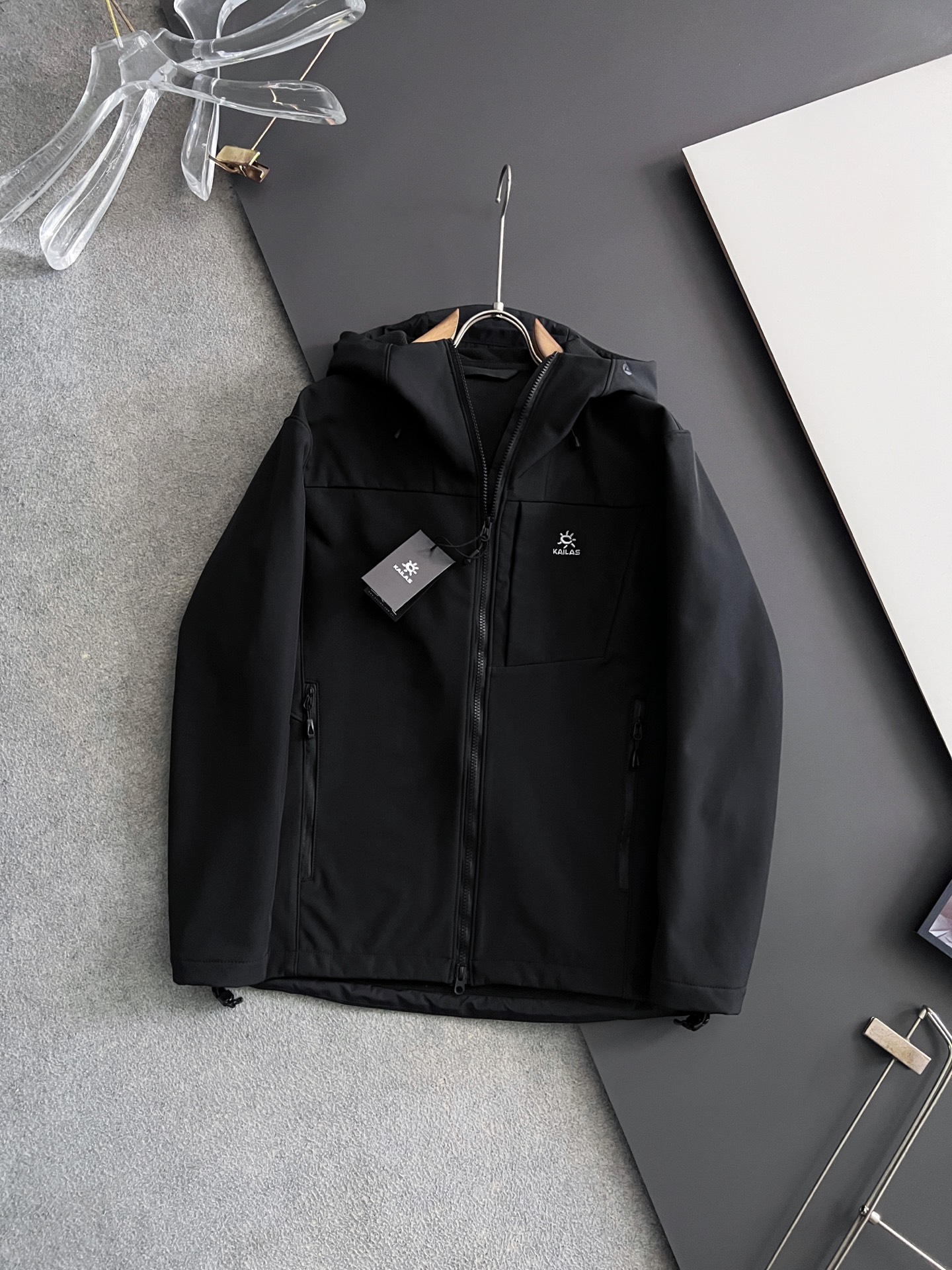 外套裤子）Kailas*、25Ss男士工装软壳休闲套装.....……标志性的LOGO刺绣 休闲户外都是最