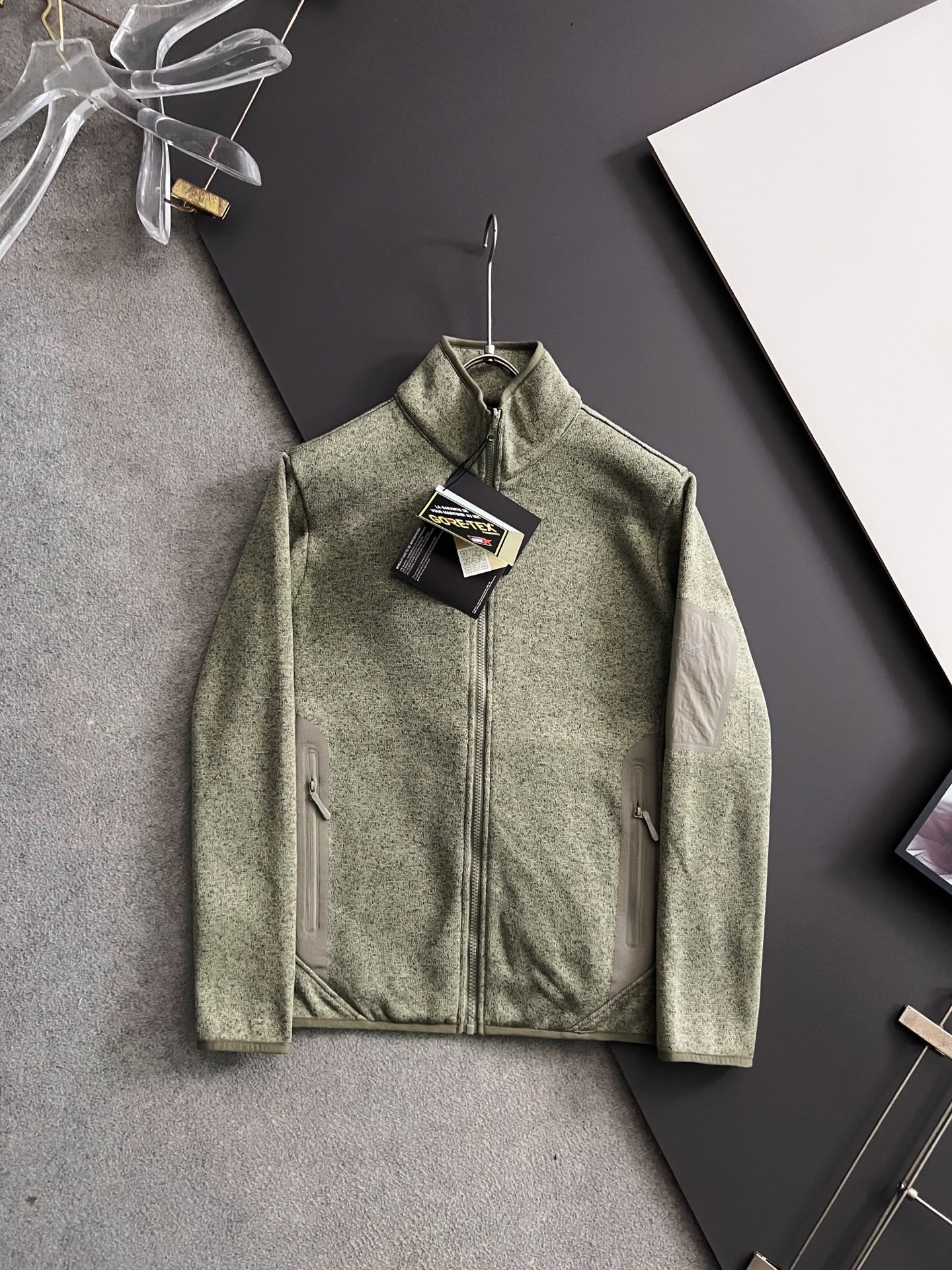 ）始祖🐦*🌟最高版｜独家 高端定制。 纯棉针织卫衣拉链衫，精美工艺圆领款，独家薄绒平绒内里复合柔软贴身科