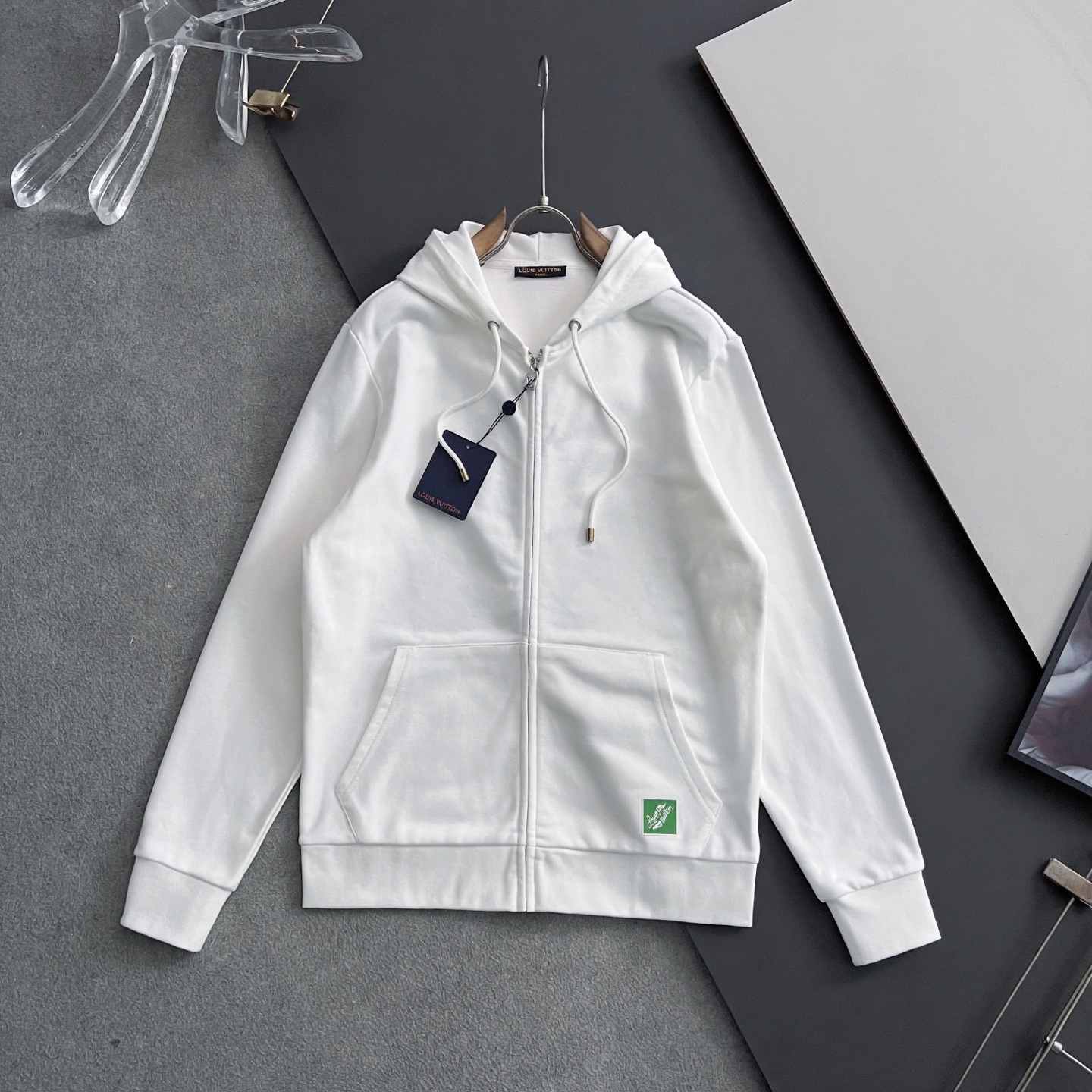 ）1V*🌟25FW秋季拉链连帽卫衣外套独家定染中克重科技平纹针织面料，区别市场通货颜色‼校服风减龄气息～