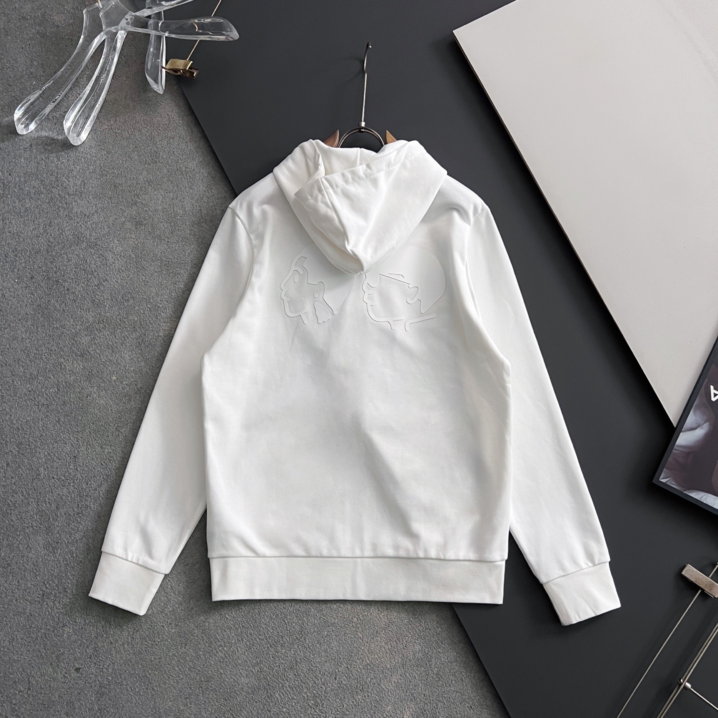 ）1V*🌟25FW秋季拉链连帽卫衣外套独家定染中克重科技平纹针织面料，区别市场通货颜色‼校服风减龄气息～