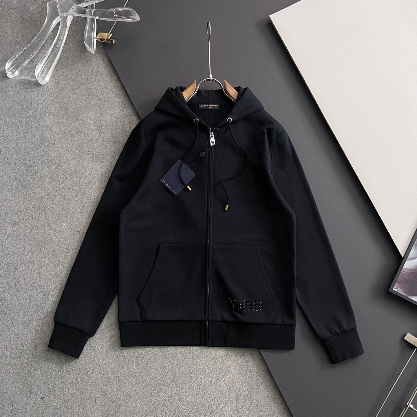 ）1V*🌟25FW秋季拉链连帽卫衣外套独家定染中克重科技平纹针织面料，区别市场通货颜色‼校服风减龄气息～