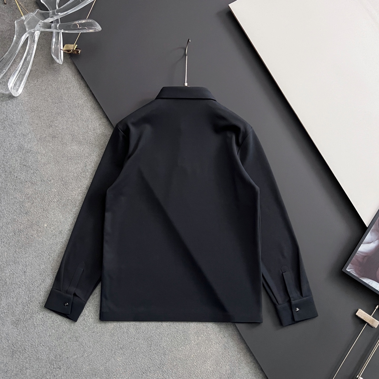 ）Polo拉夫劳伦* 2025🌟秋冬新款男士Polo衫内里薄绒复合，恒温打底，品牌最新设计元素！既不单调