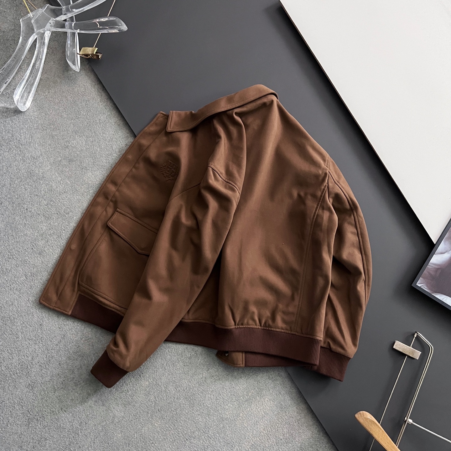 ）lP🆕*🌟反绒皮老钱风2025秋冬简约风新款轻薄夹克，最新时尚潮流效果,时尚新韵味，元素及现代潮流的高