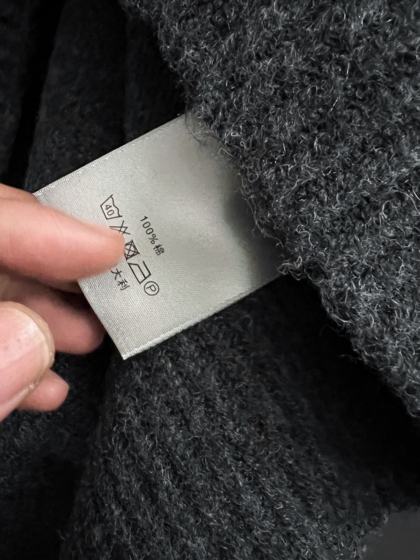 ）CD*、25ss最新款秋冬时尚毛衣7针织线、最顶级版黑色华夫格提针织log0纯色专柜款针织线衫圆领套头