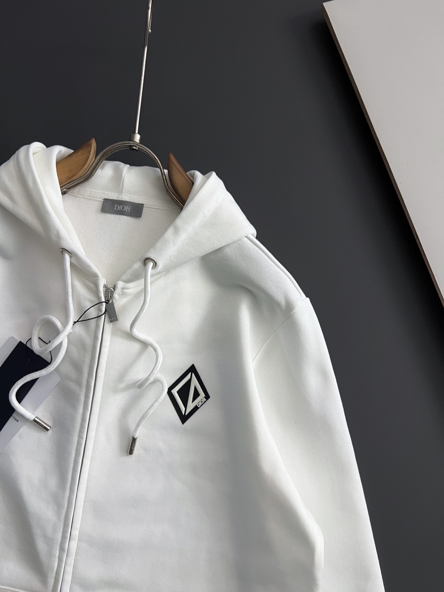 ）CD*🌟25FW秋季拉链连帽卫衣外套独家定染中克重科技平纹针织面料，区别市场通货颜色‼校服风减龄气息～