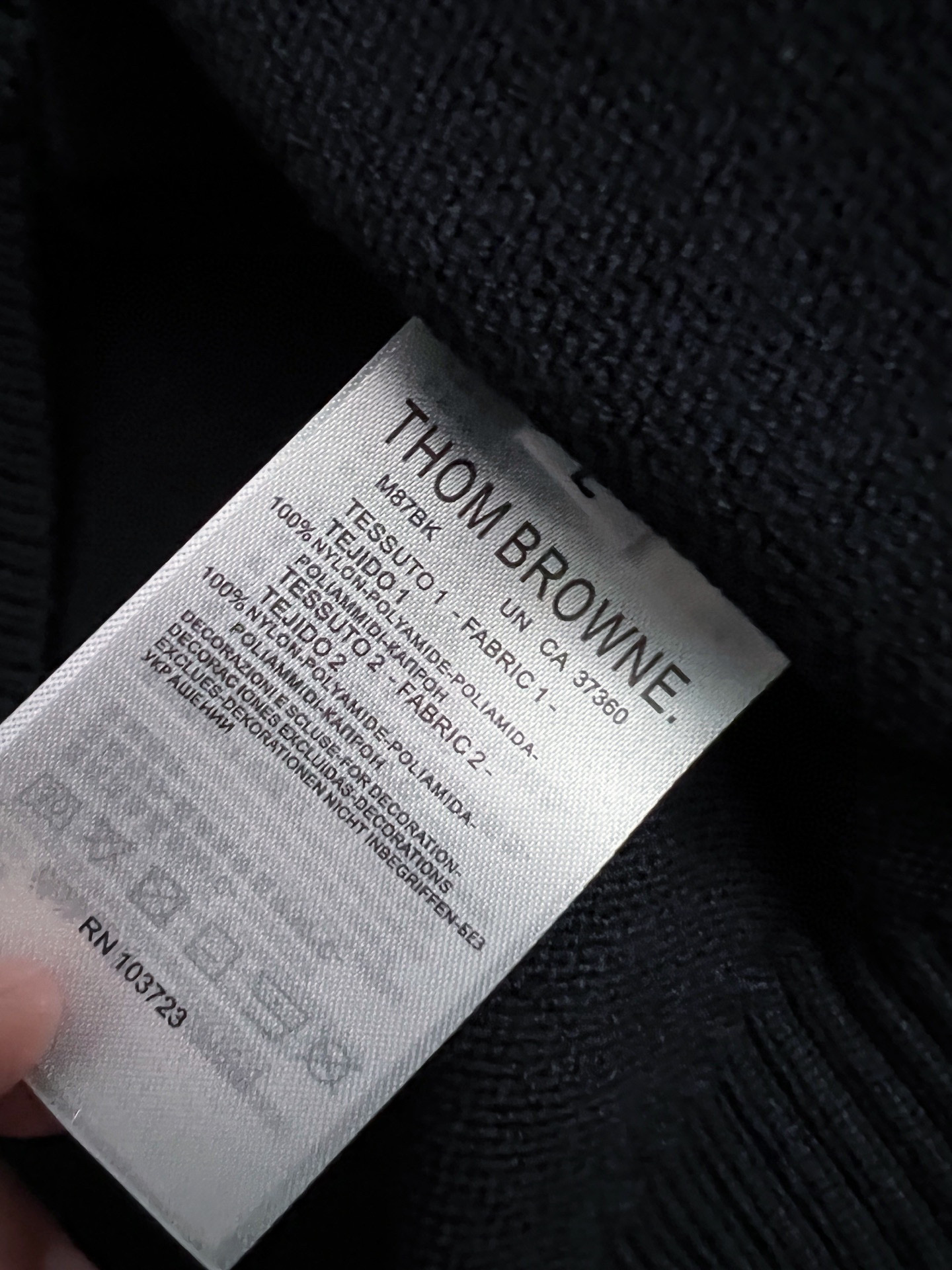 ）TB*、25ss最新款秋冬时尚毛衣7针织线、最顶级版黑色华夫格提针织log0纯色专柜款针织线衫圆领套头