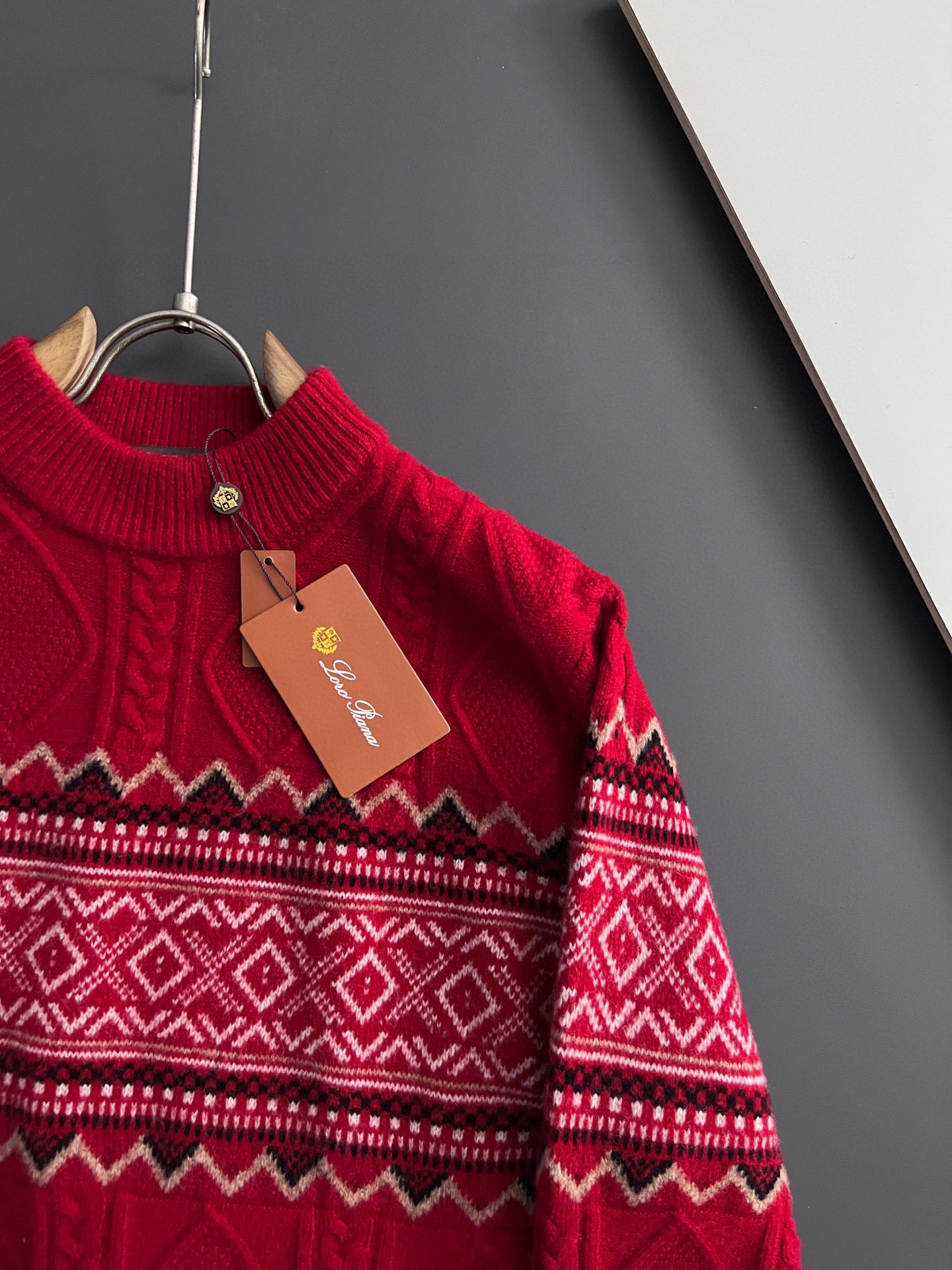 ）lP🆕*🌟顶级版圣诞风🎄冬季羊绒衫（绵羊毛100%），此款毛衣甄选客供进口100％针织羊毛材质！面料手