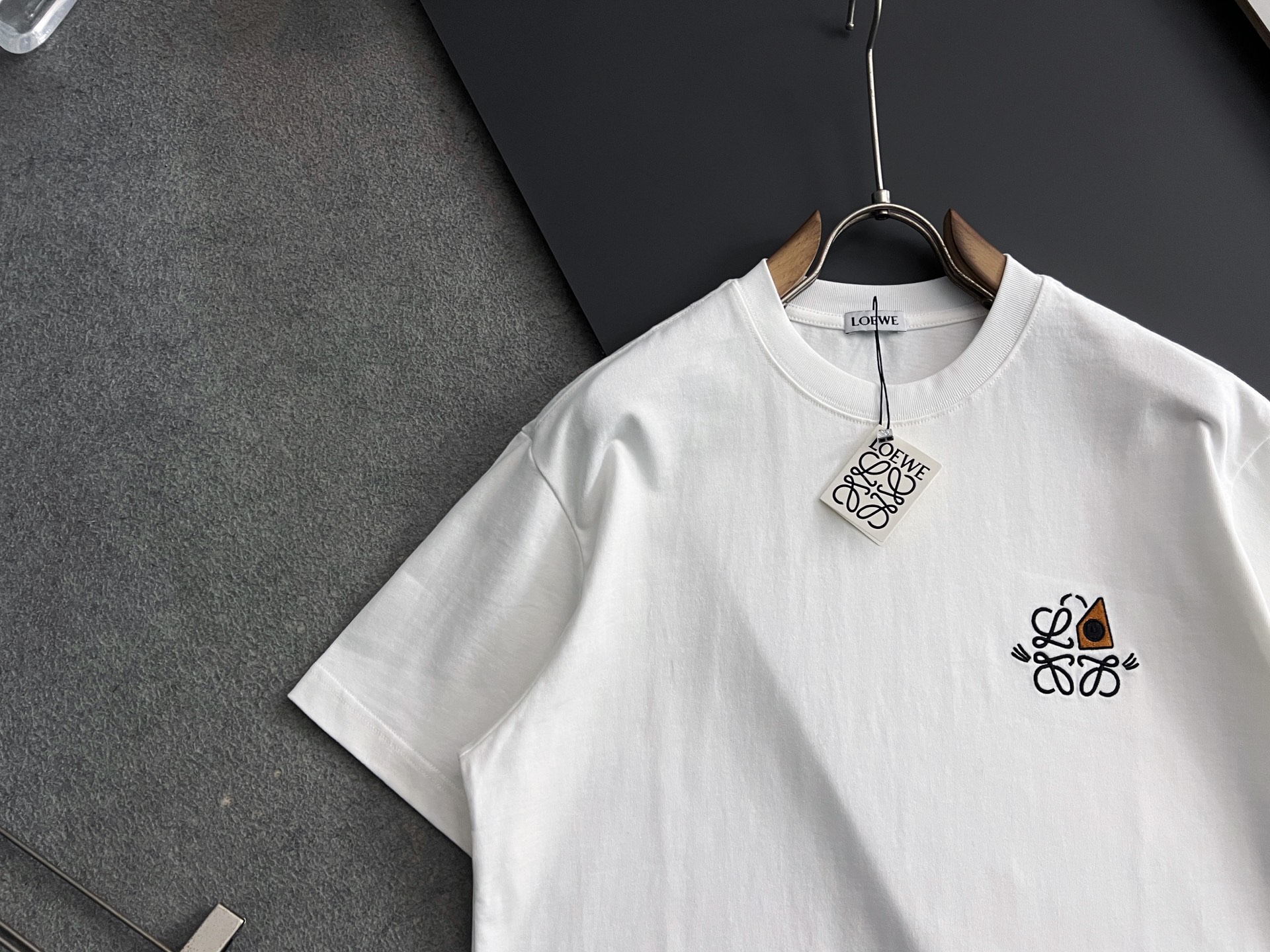 ）Loe*2026Ss最新工艺短袖280g纯棉双纱爆款现货四季系列短袖，简约基础衣橱神器， 休闲百搭必备